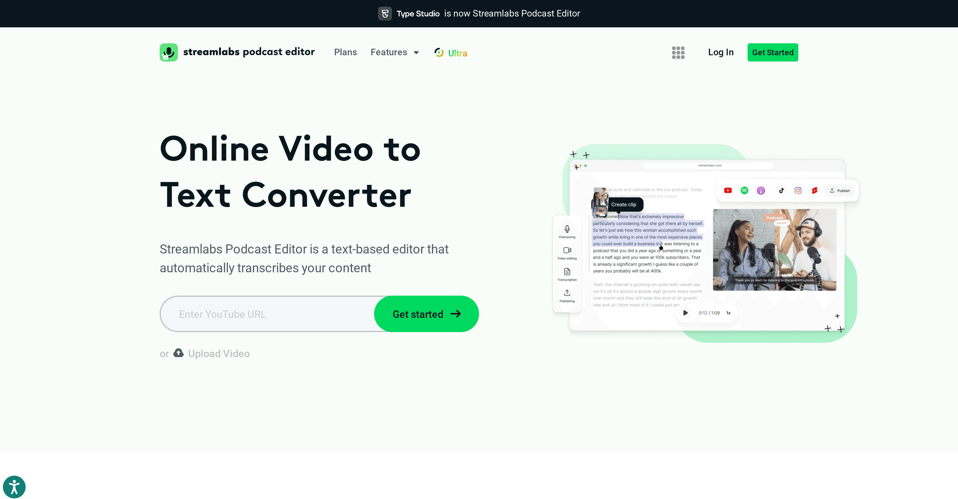 Streamlabs Podcast Editor screenshot