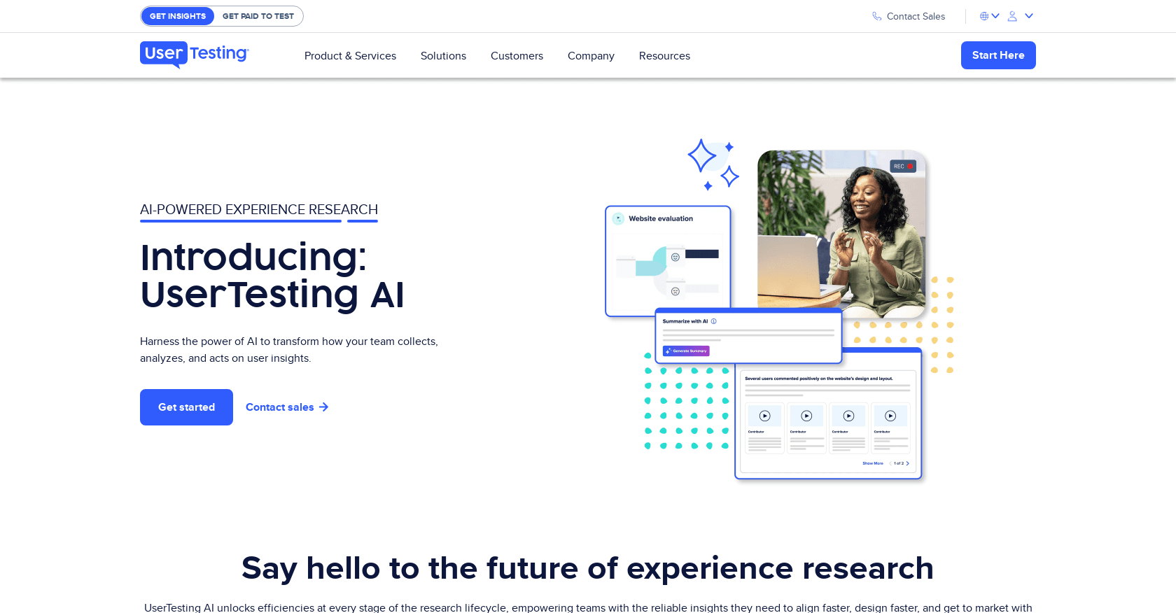 UserTesting  screenshot