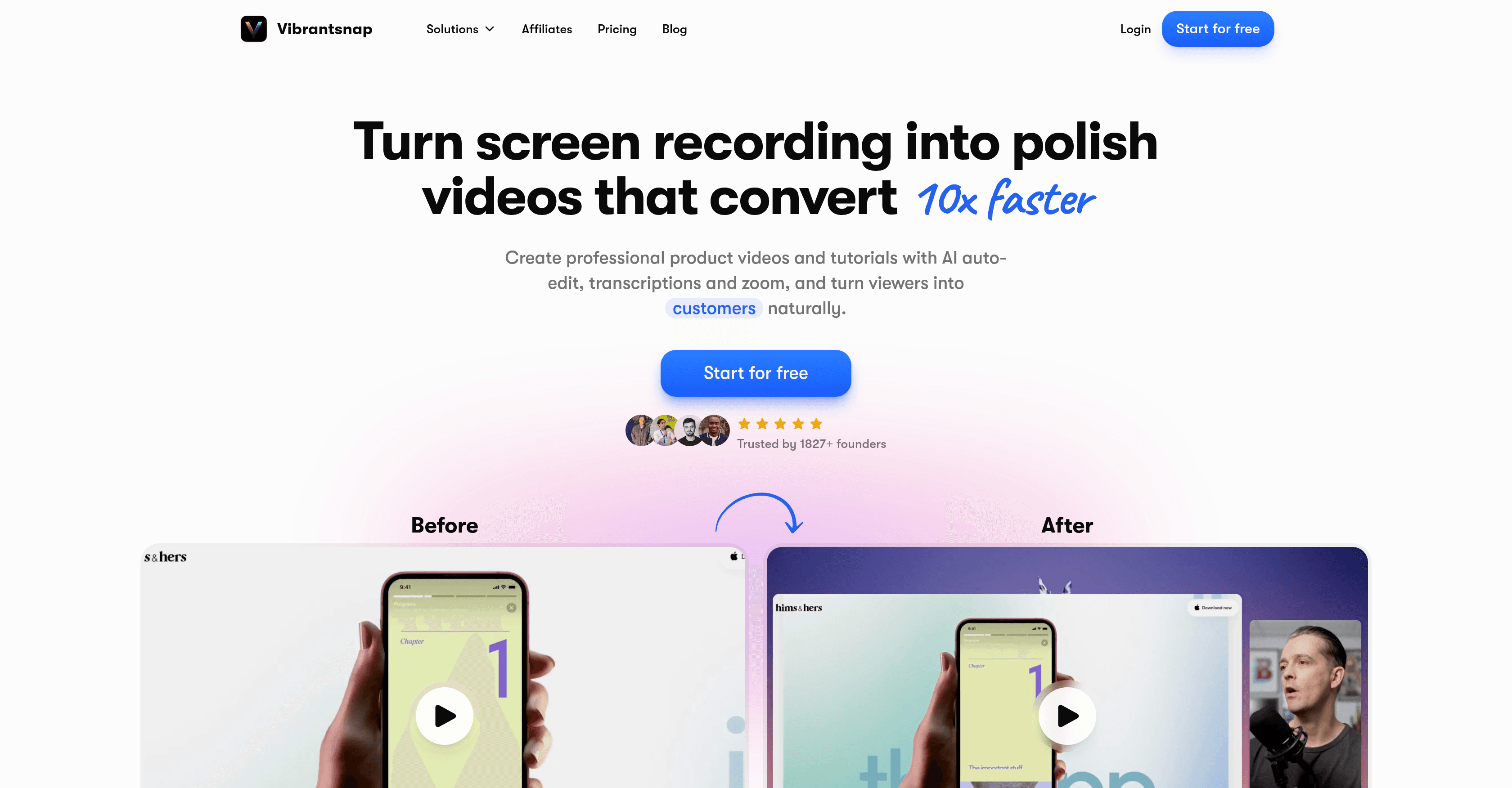 VibrantSnap screenshot