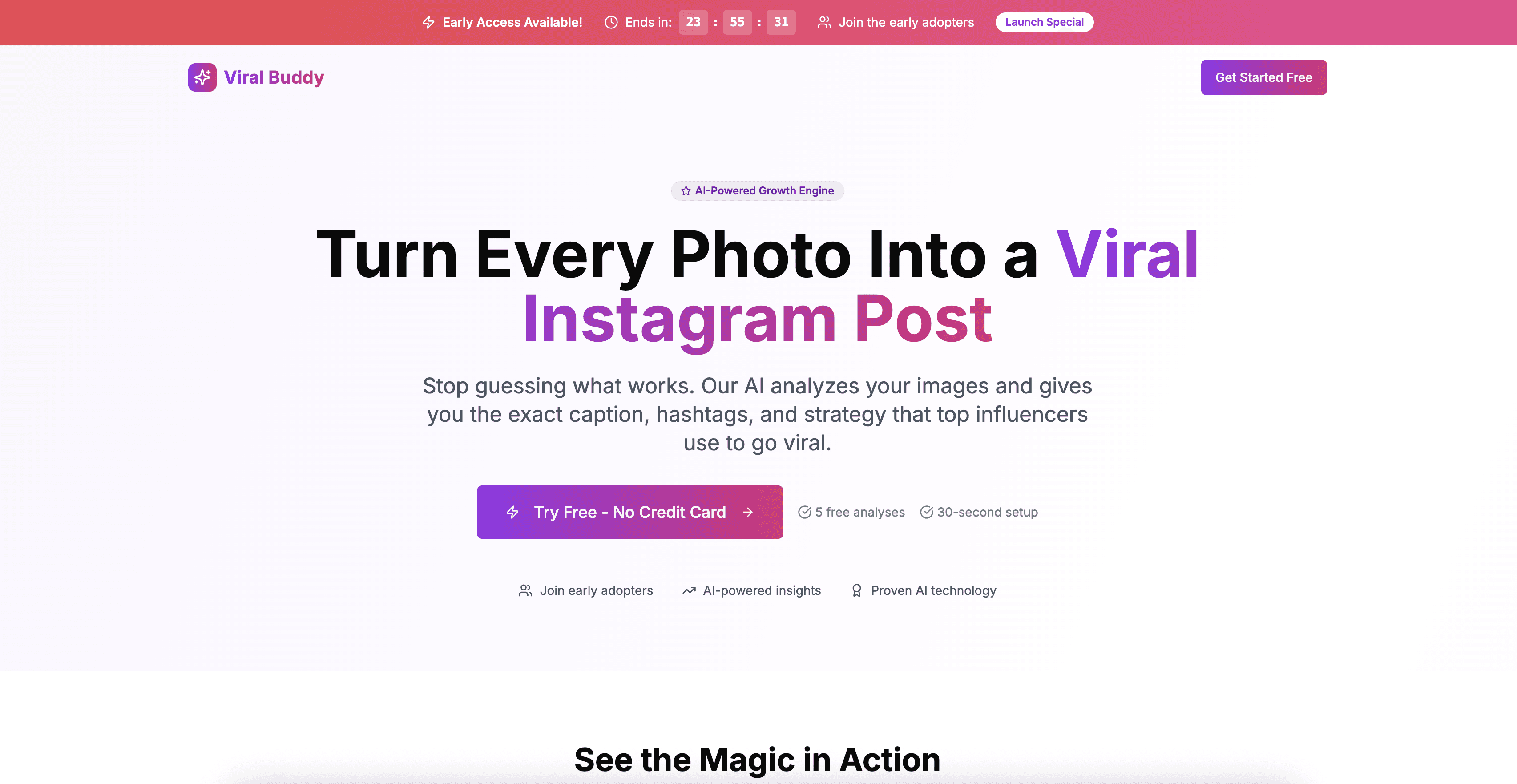 ViralBuddy.app screenshot