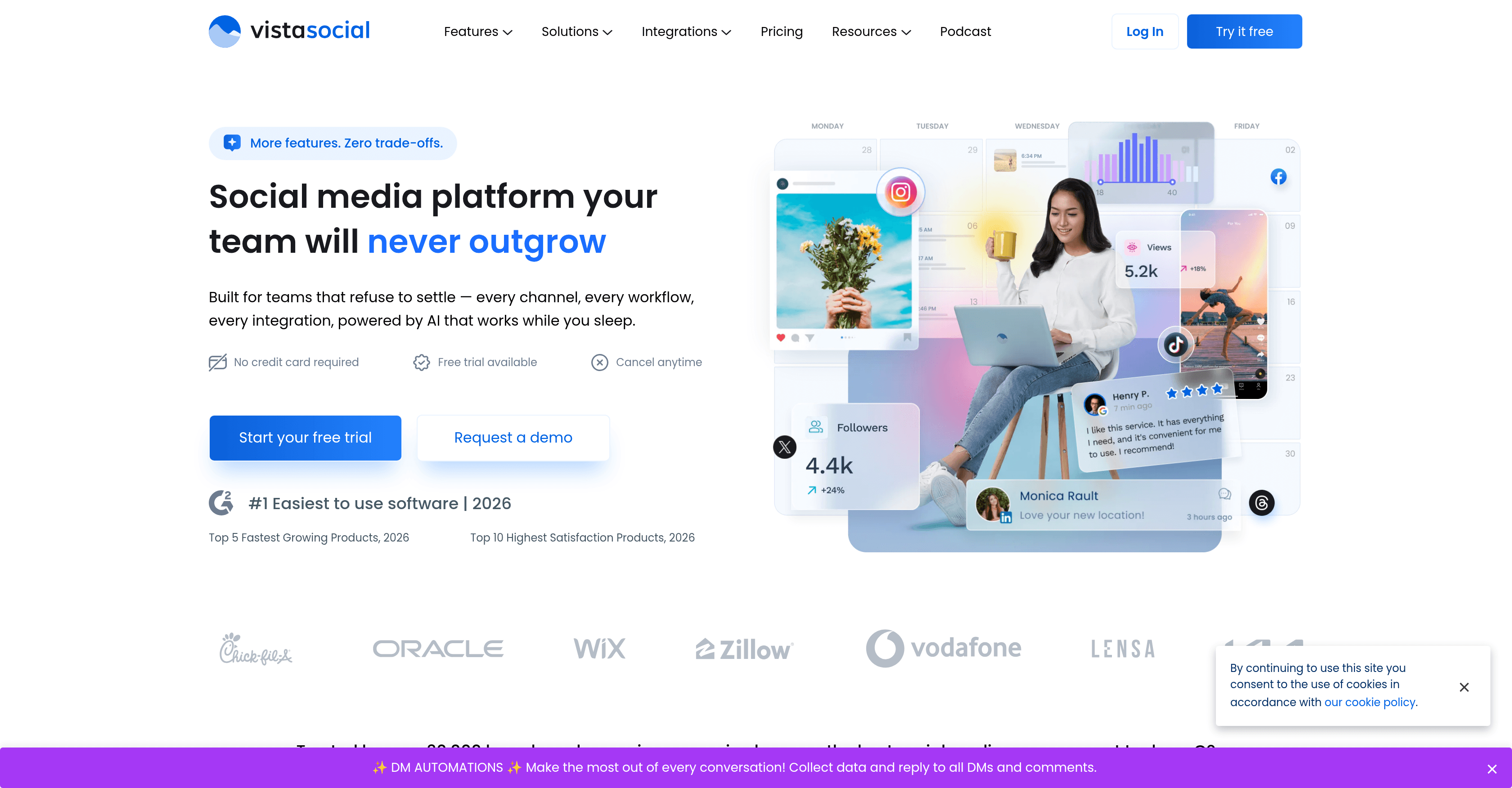 Vista Social screenshot