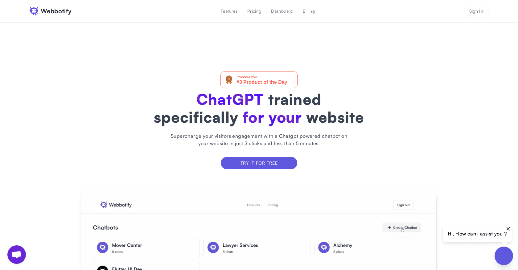 WebBotify screenshot