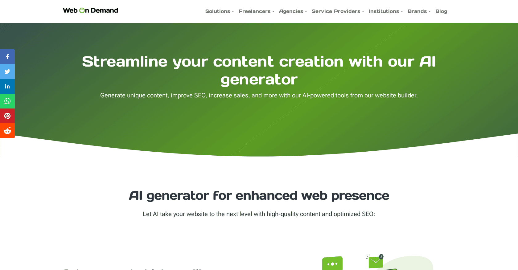 Webondemand screenshot