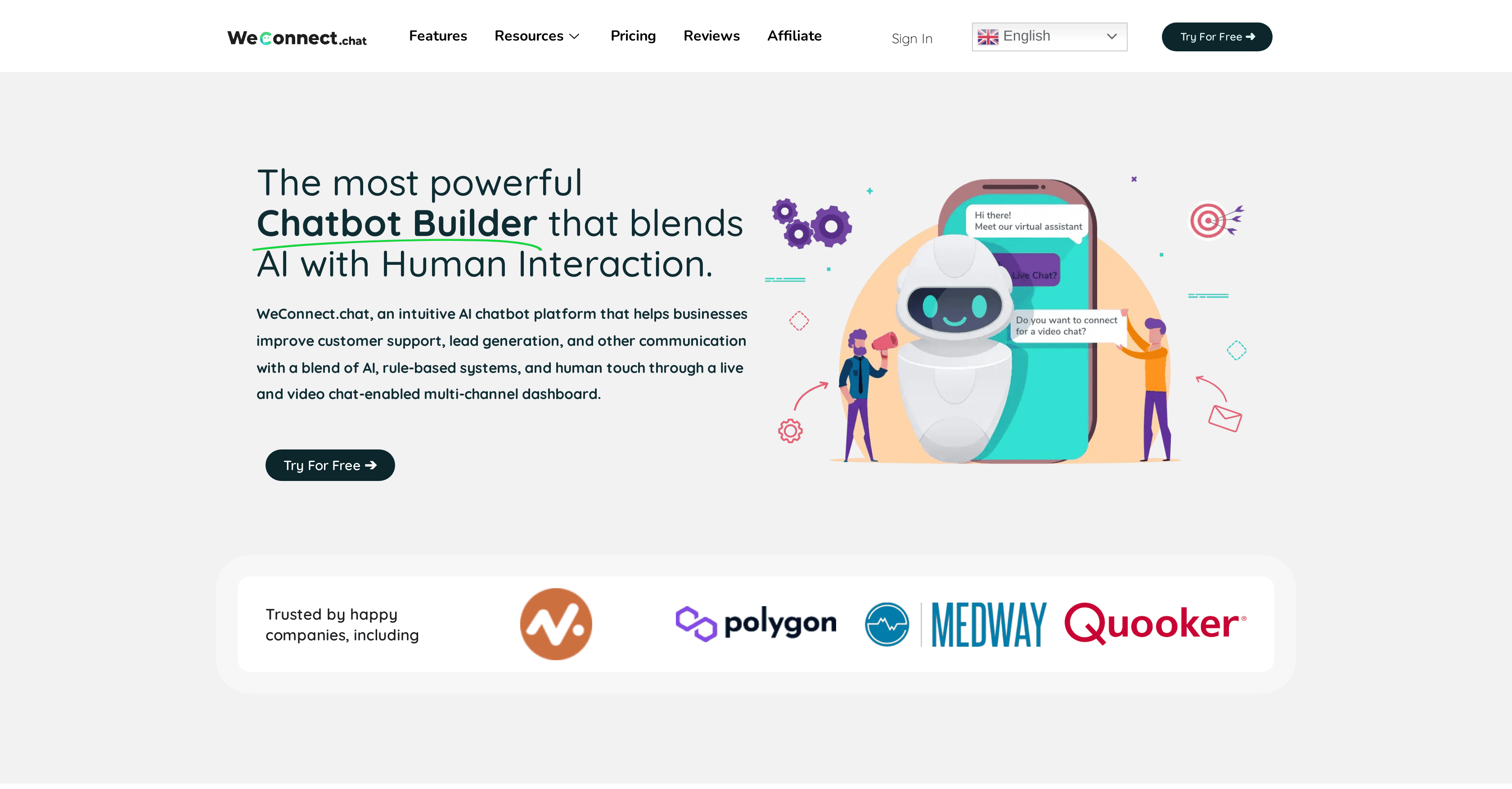 WeConnect.chat screenshot