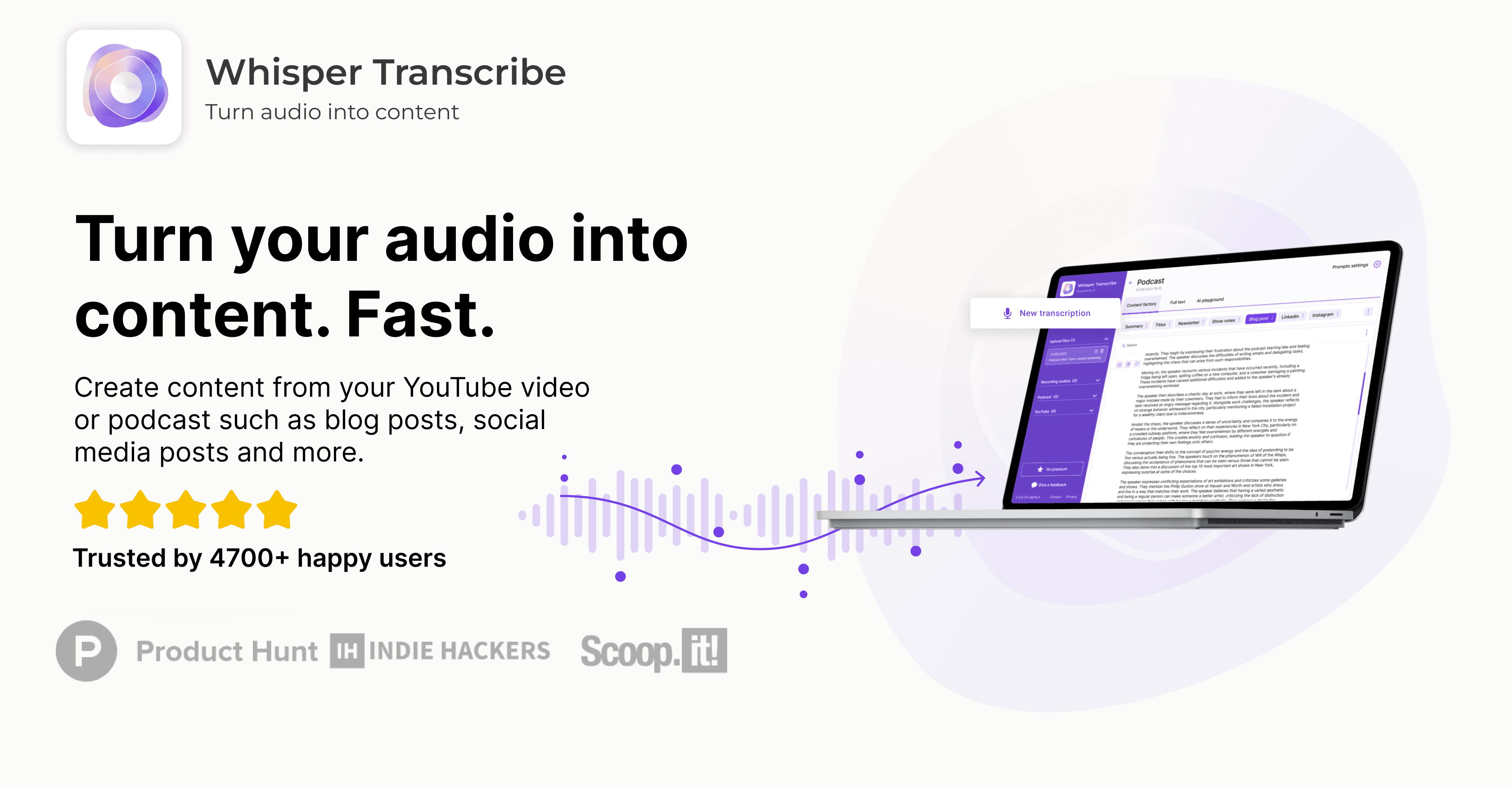 WhisperTranscribe screenshot