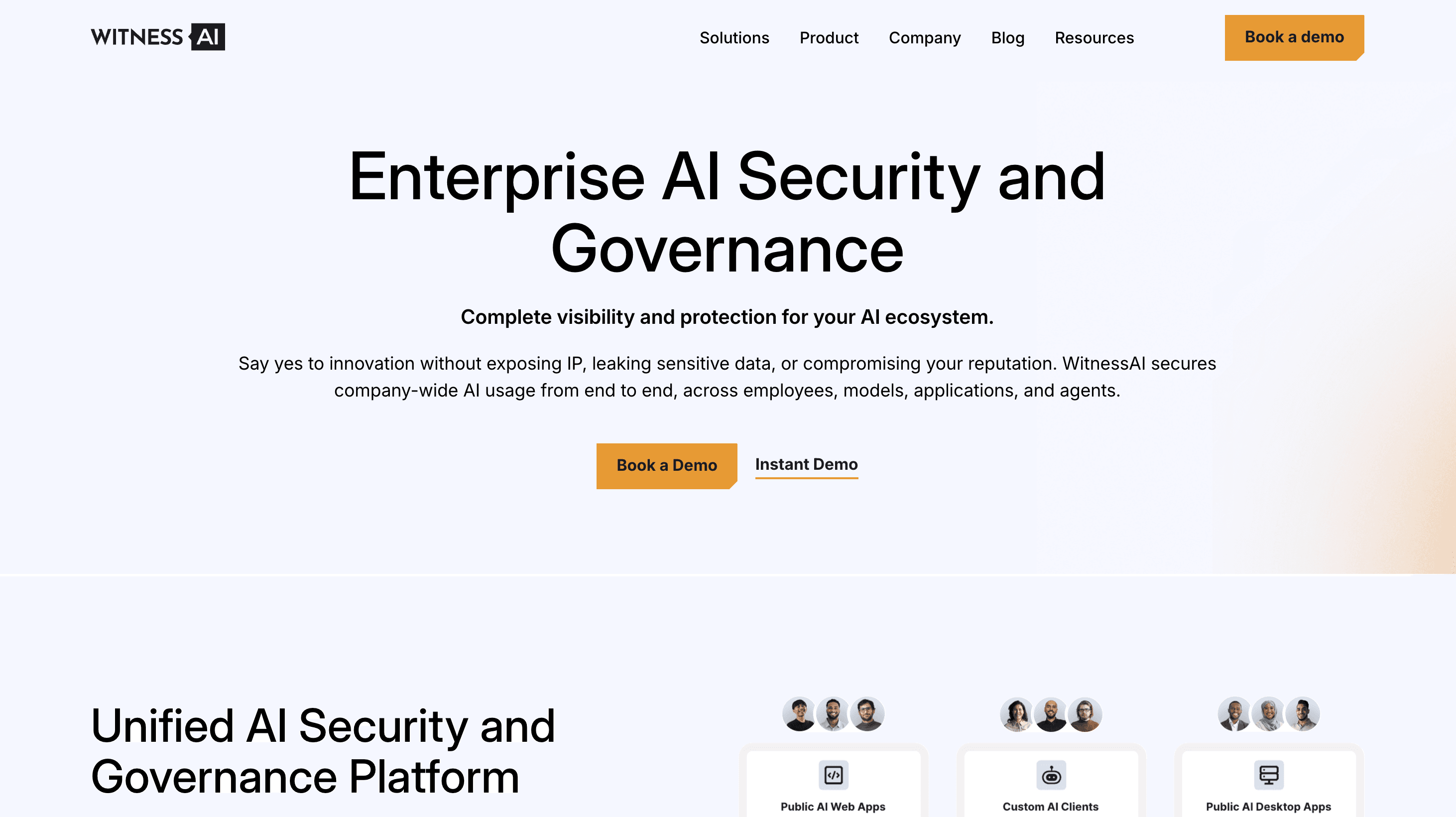 WitnessAI screenshot