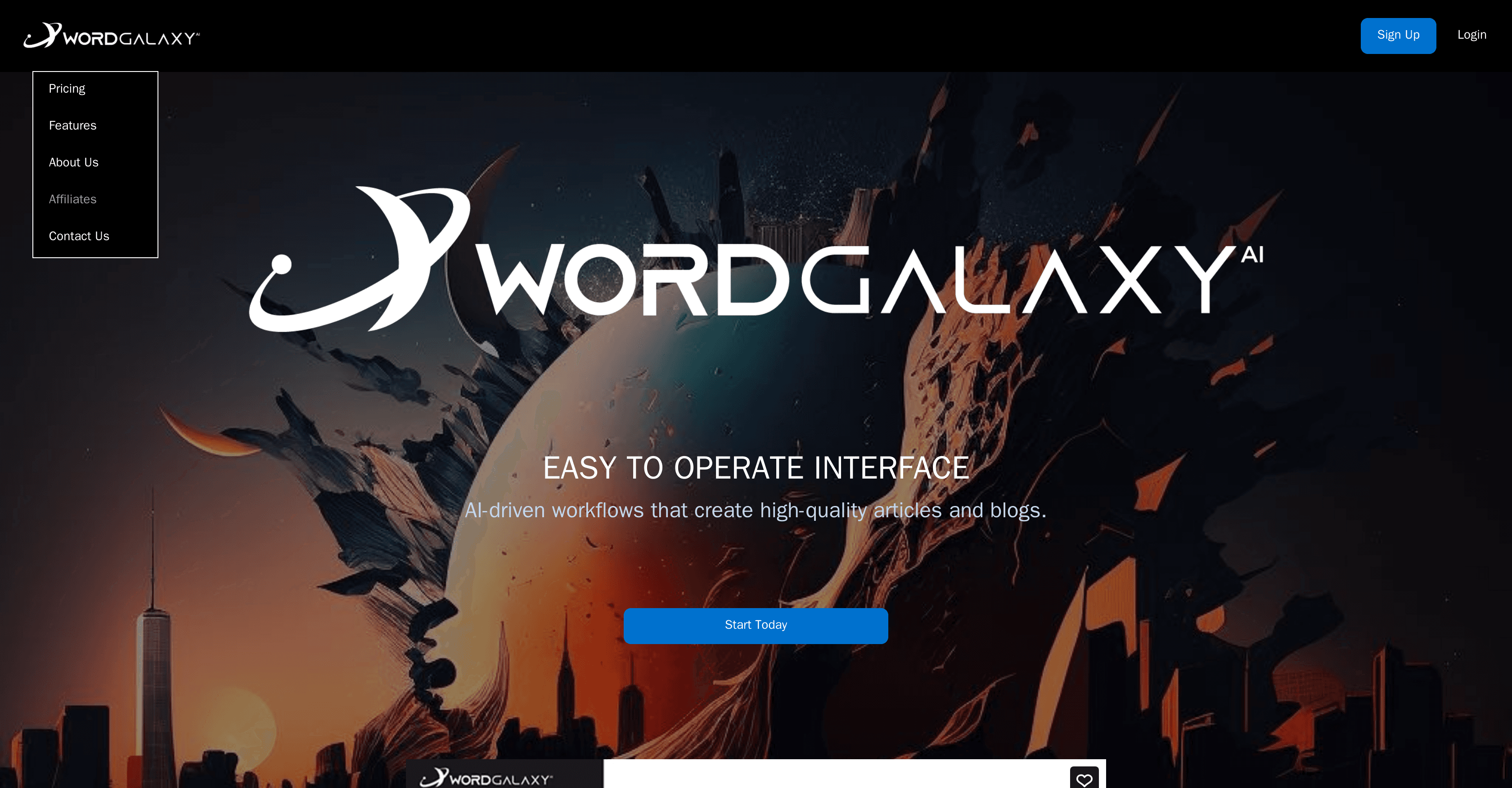 Wordgalaxy screenshot