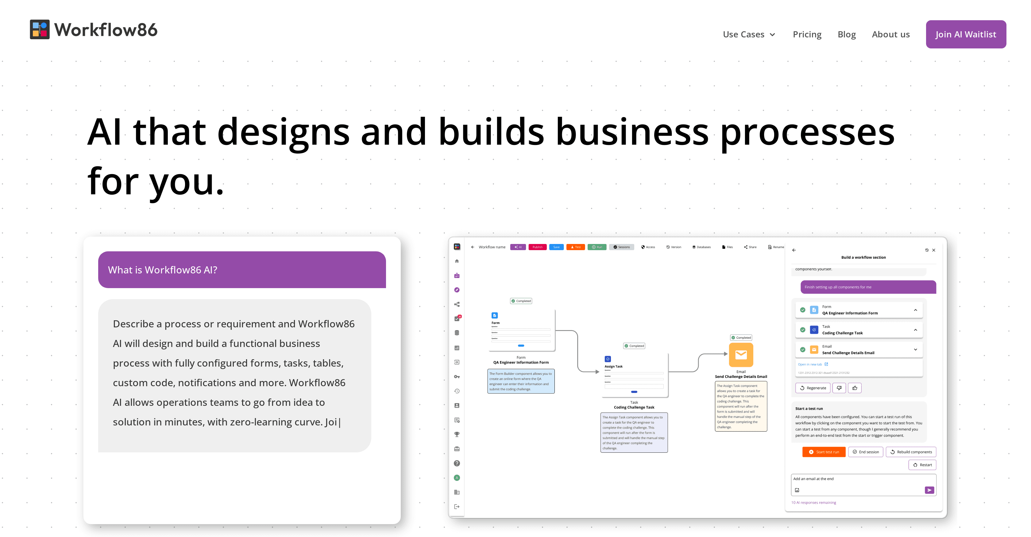 Workflow86 screenshot