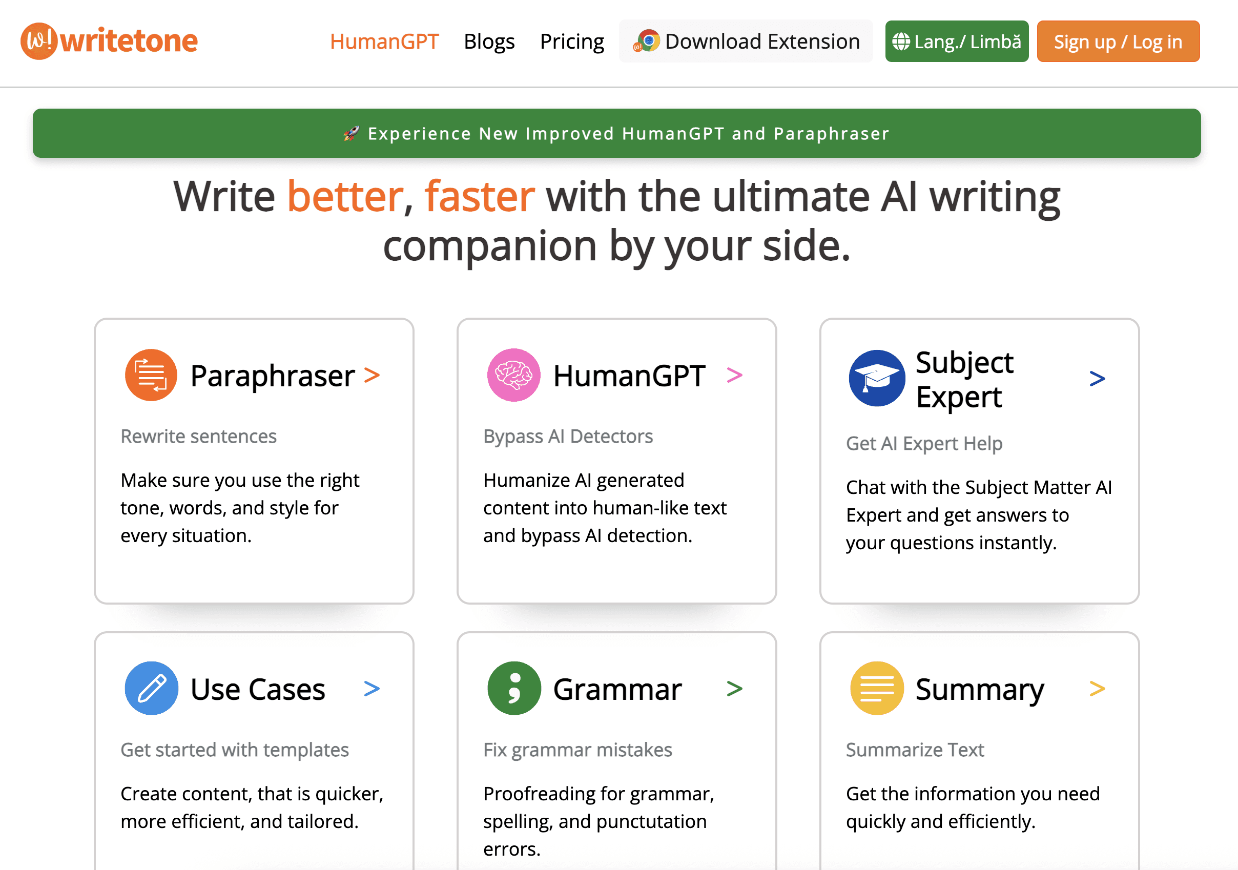 Write Tone screenshot