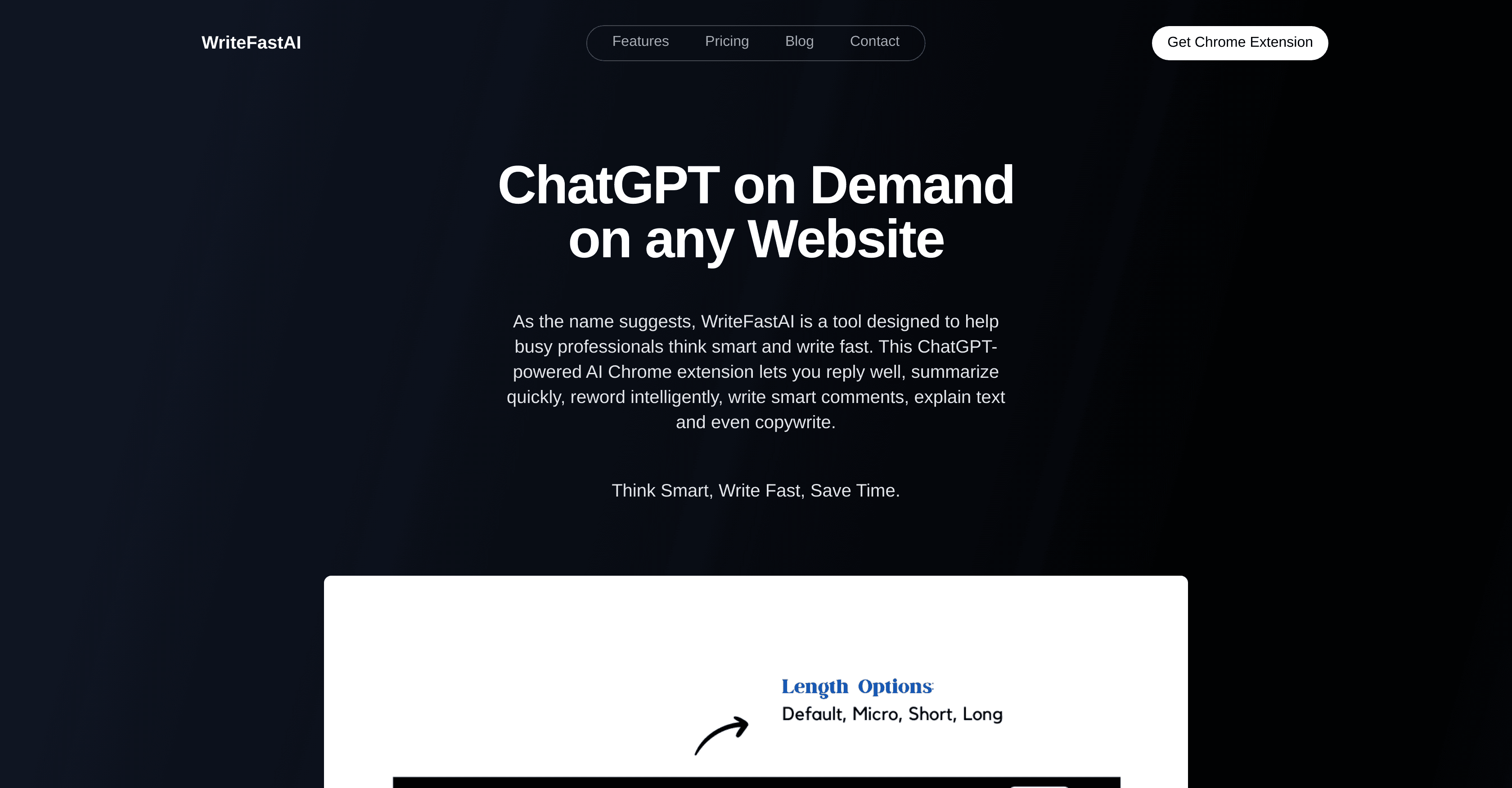 WriteFastAI screenshot