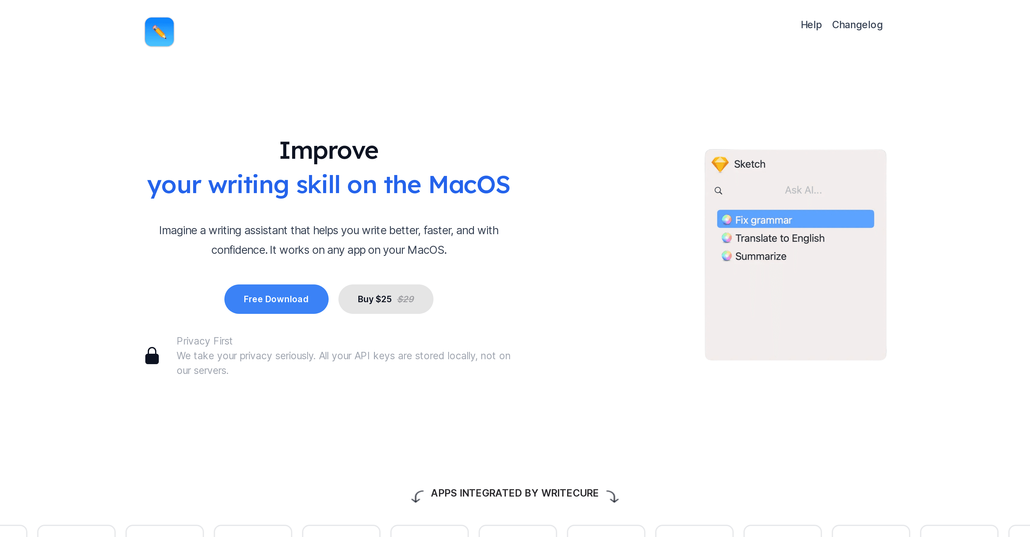 WriterCure screenshot