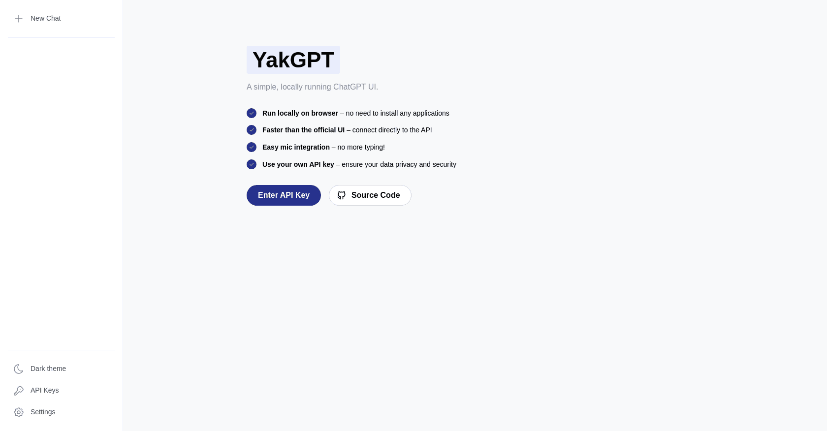 YakGPT screenshot