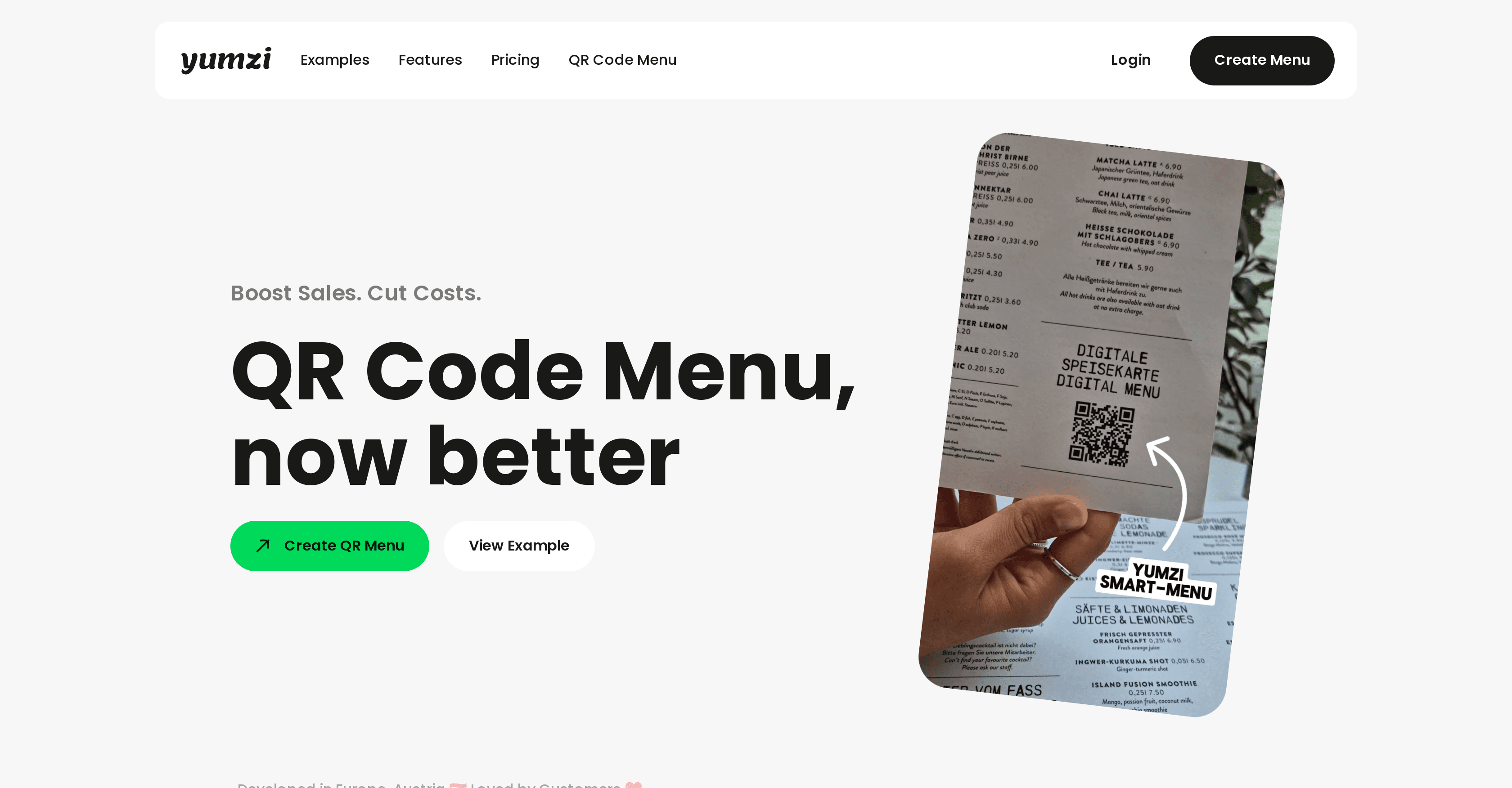 Yumzi - Smart Menus screenshot