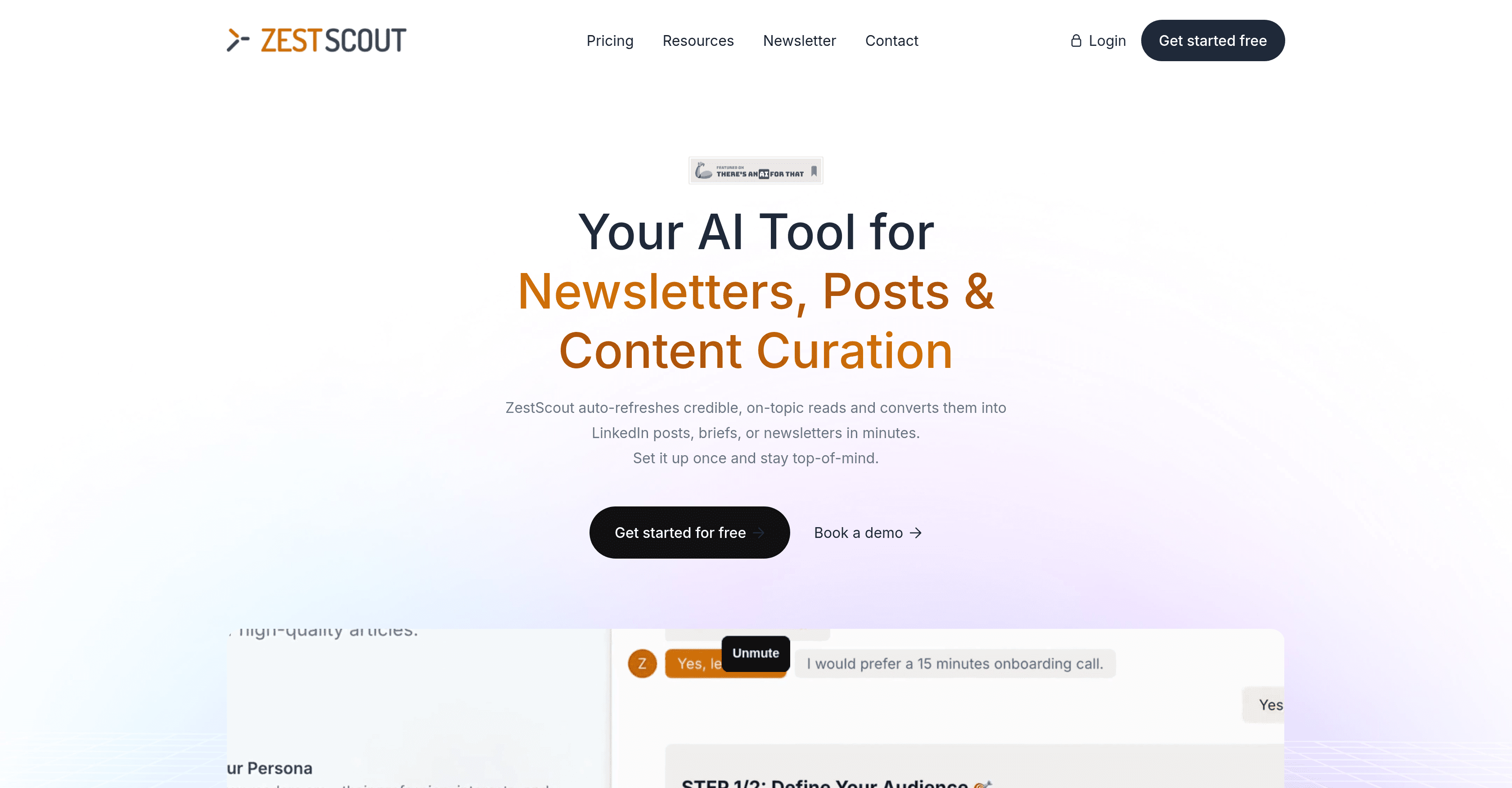 ZestScout screenshot