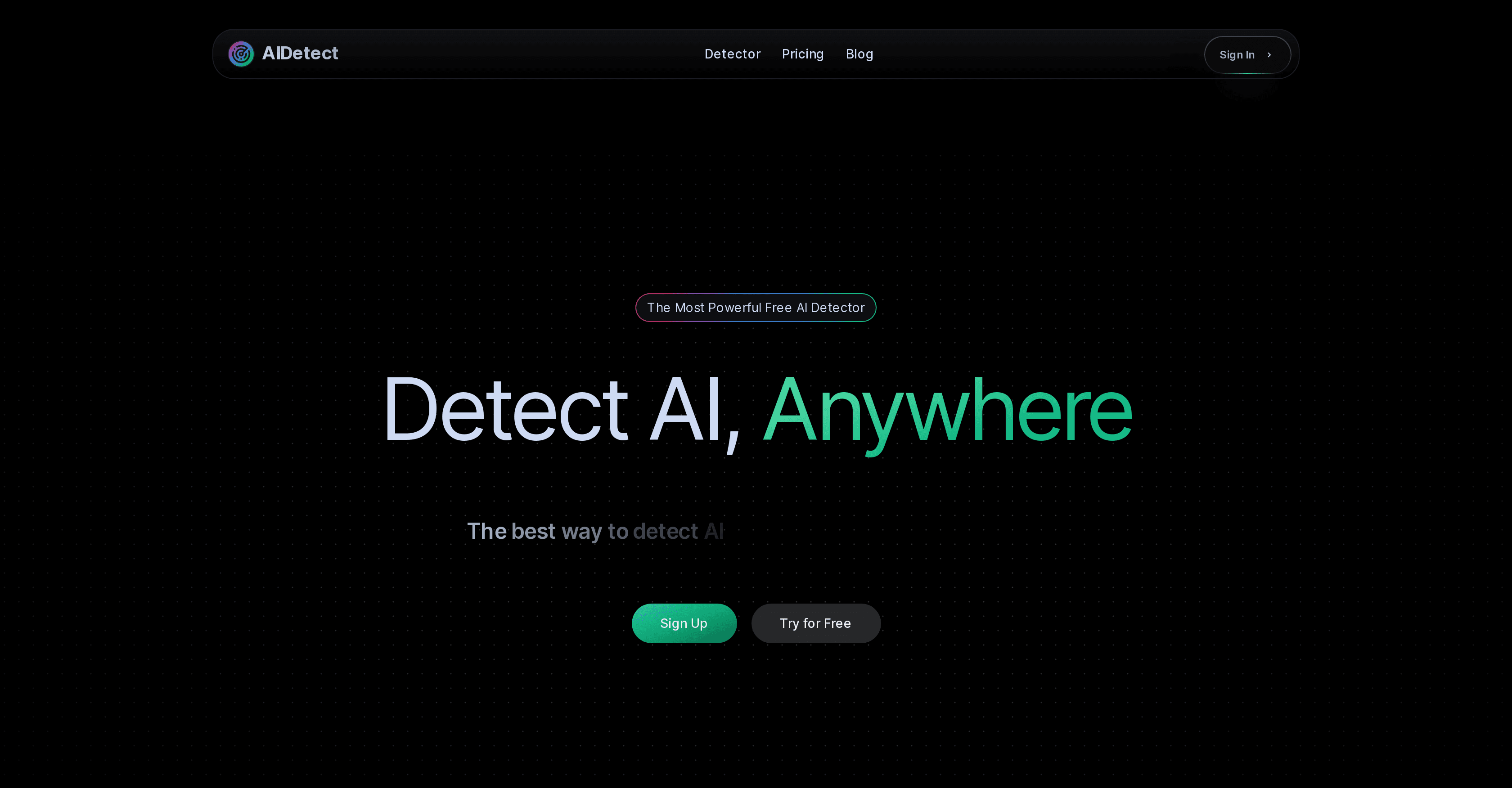 AI Detect screenshot