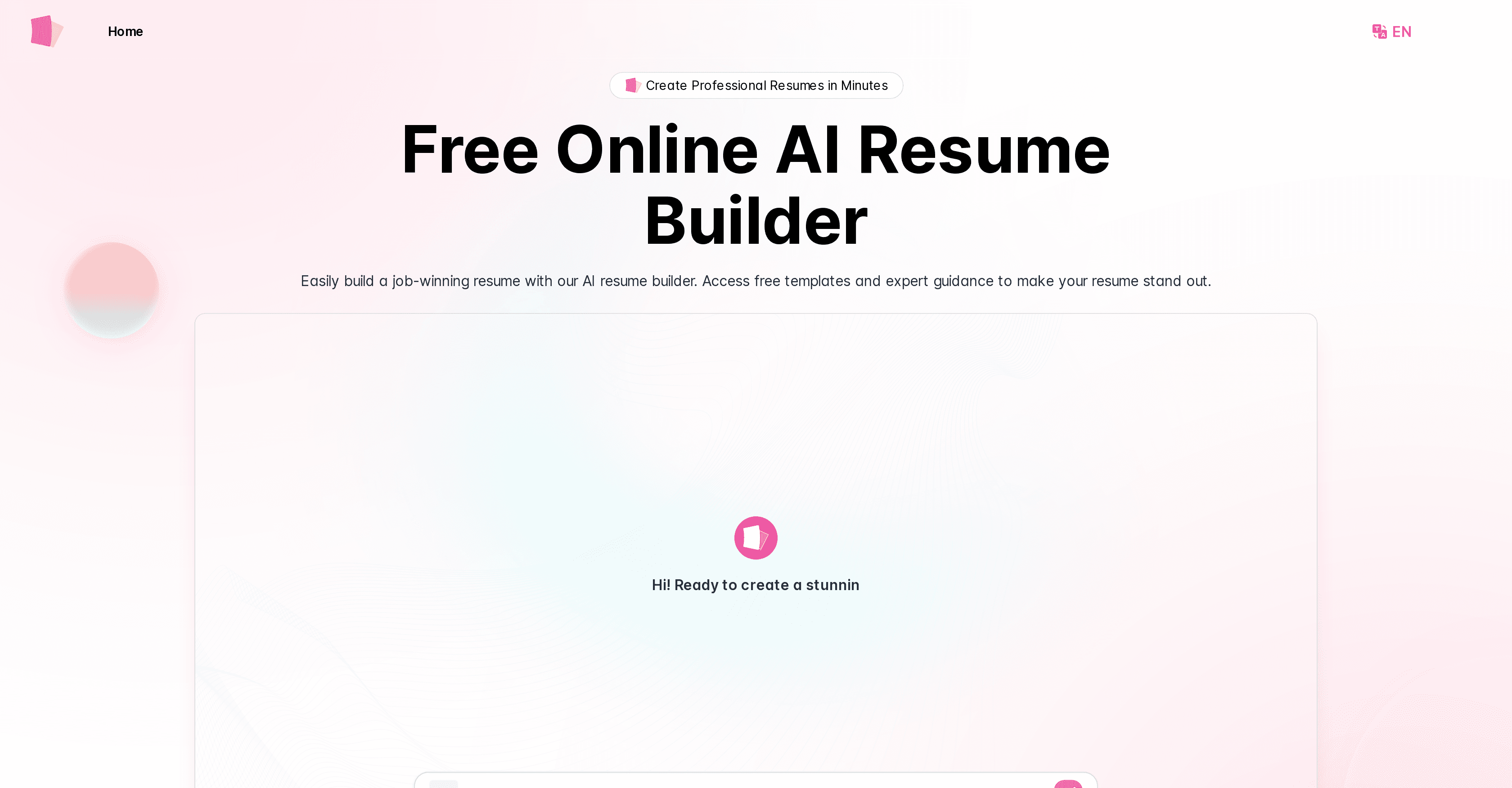AIResumeBuilder screenshot