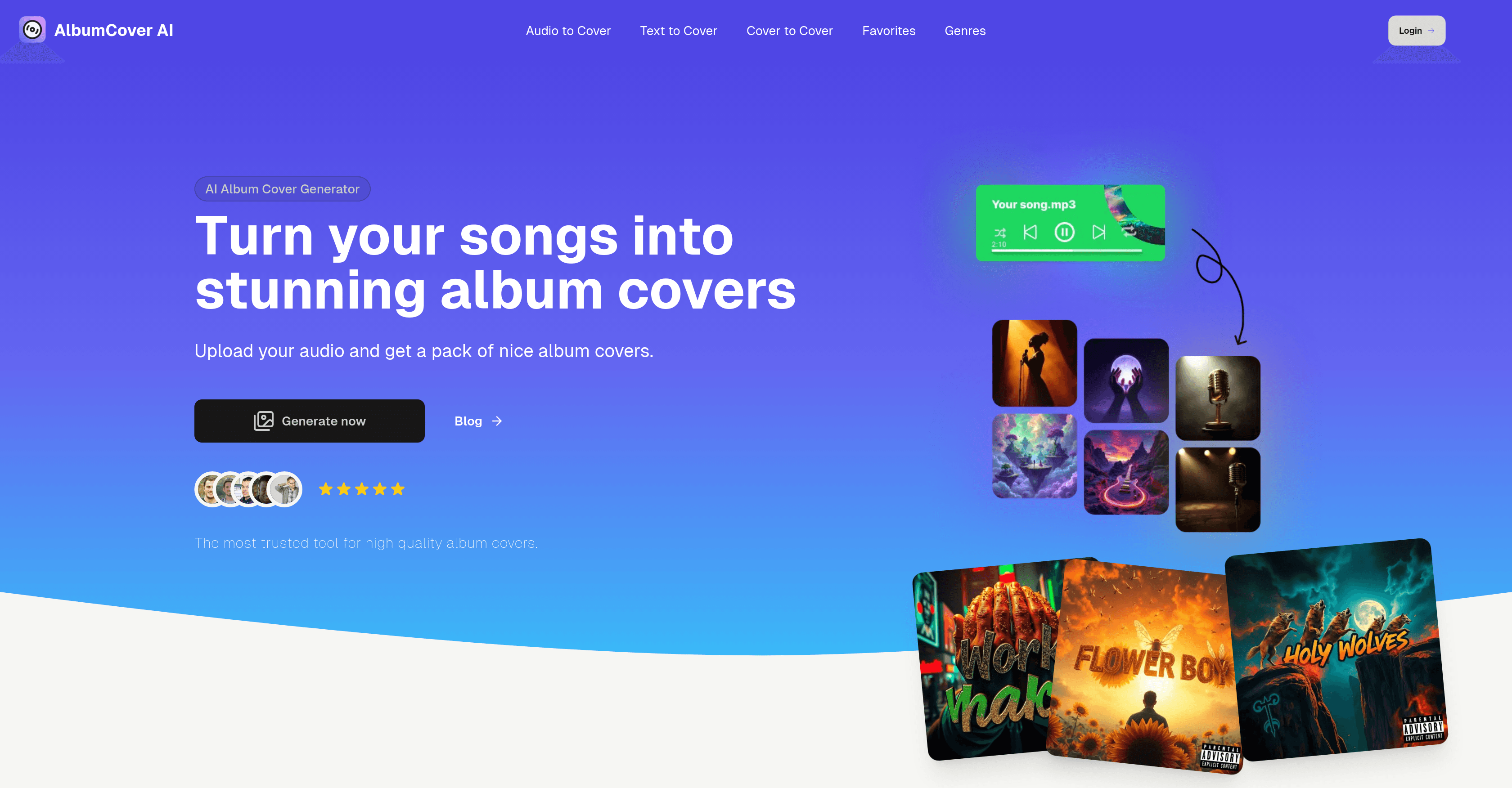 Album Cover AI screenshot