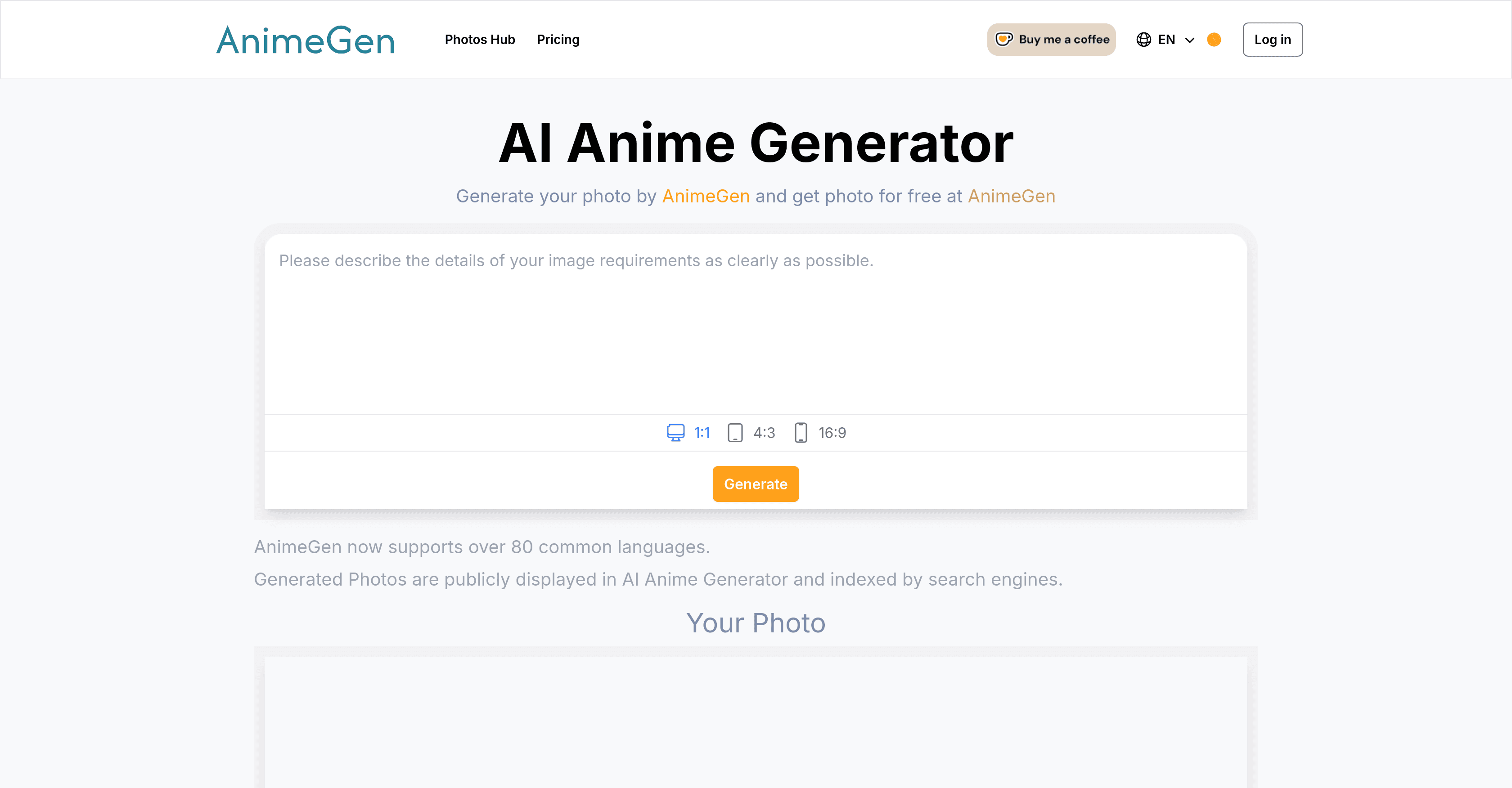 AnimeGen screenshot