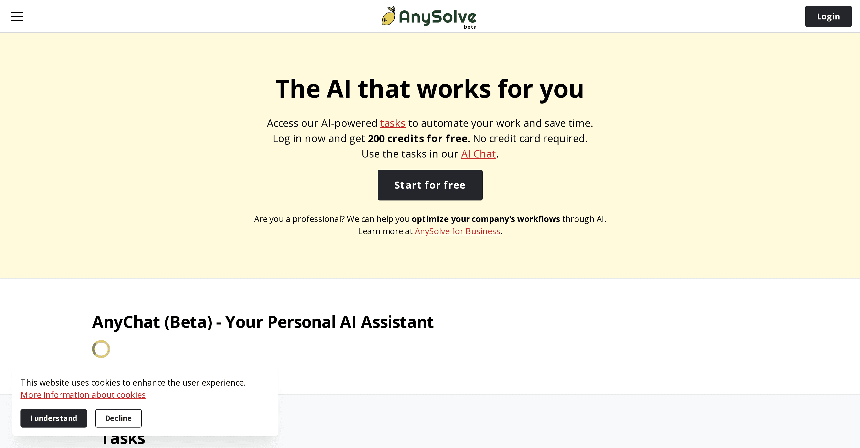 AnySolveAI screenshot