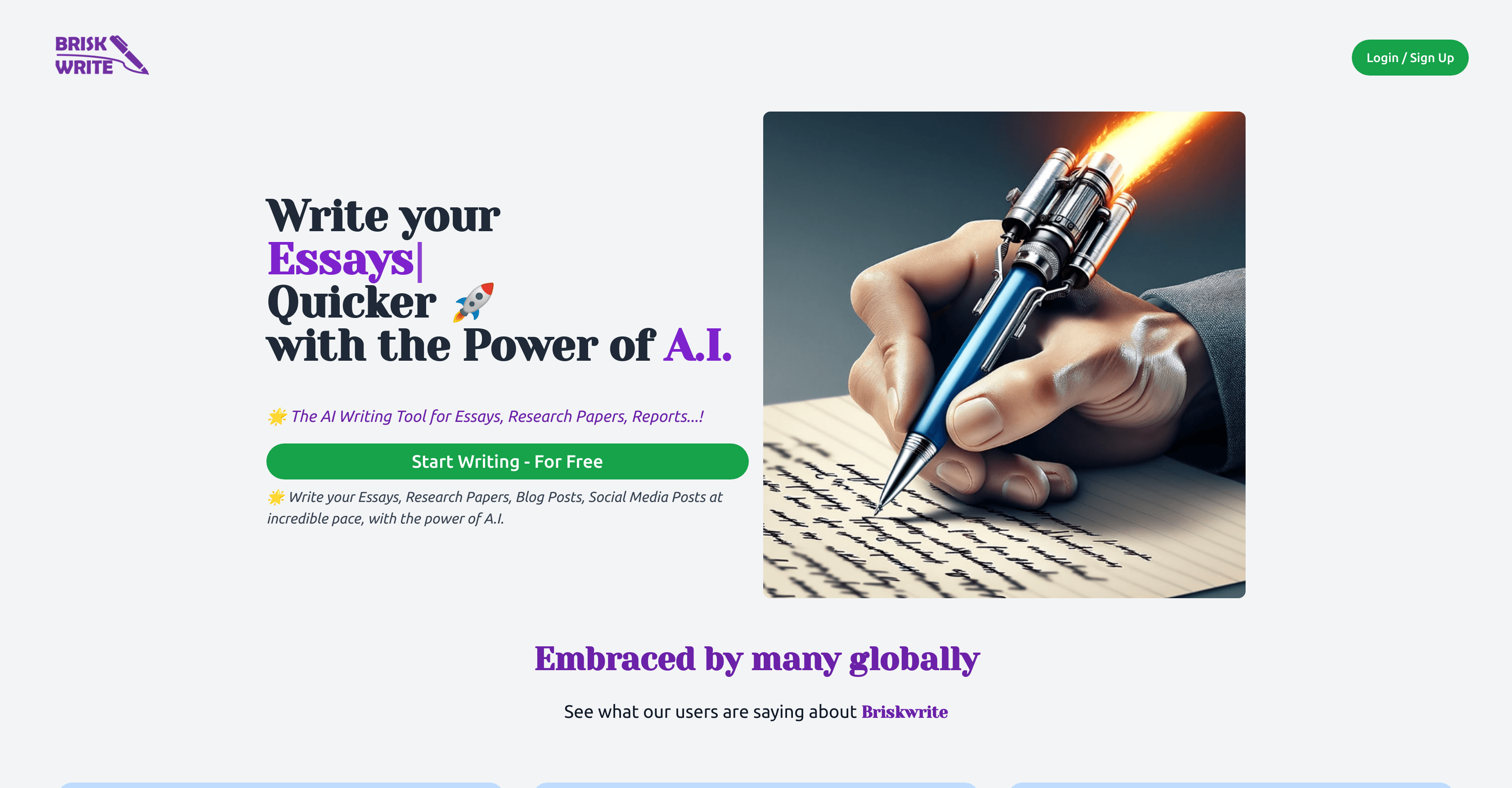 Brisk Write screenshot