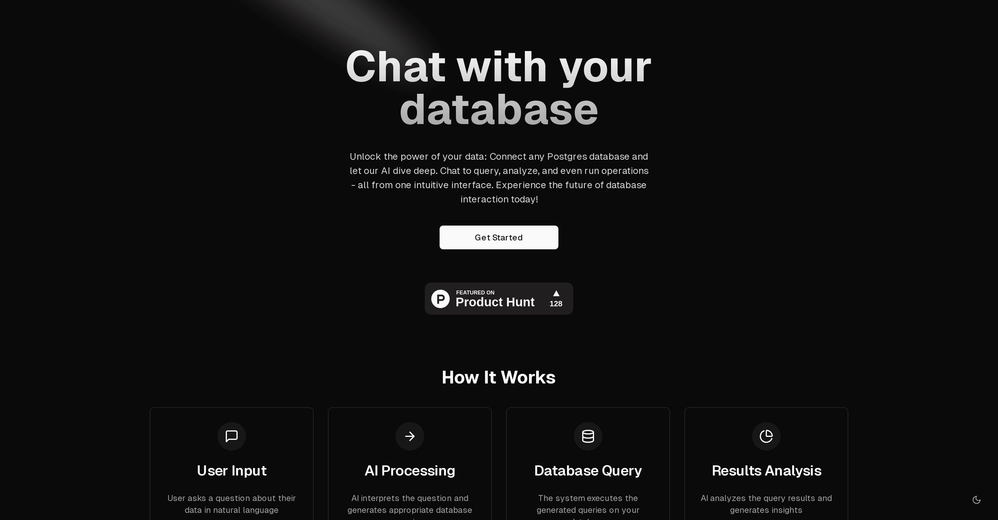 Chat With Your Database screenshot