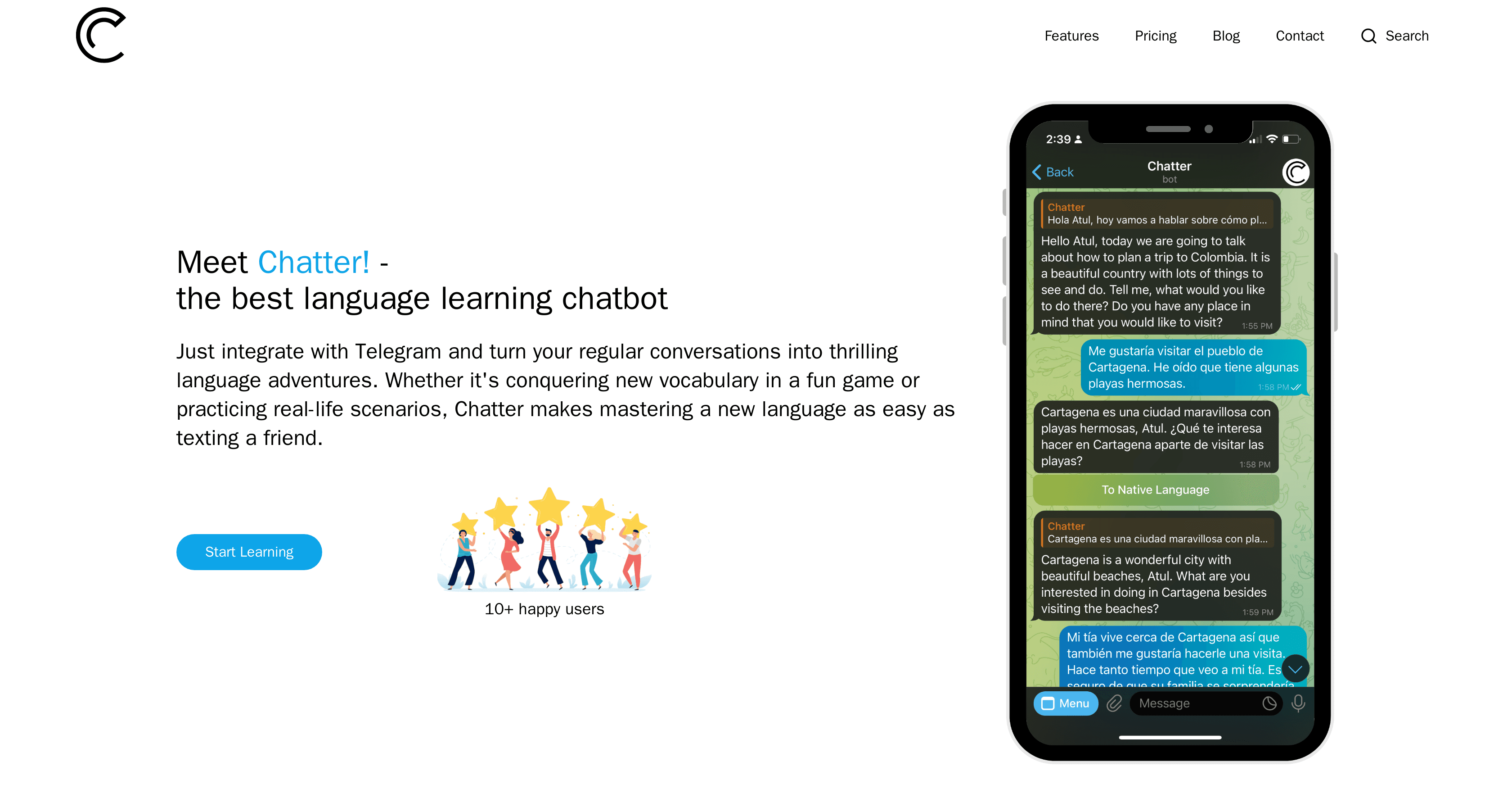 Chatter screenshot