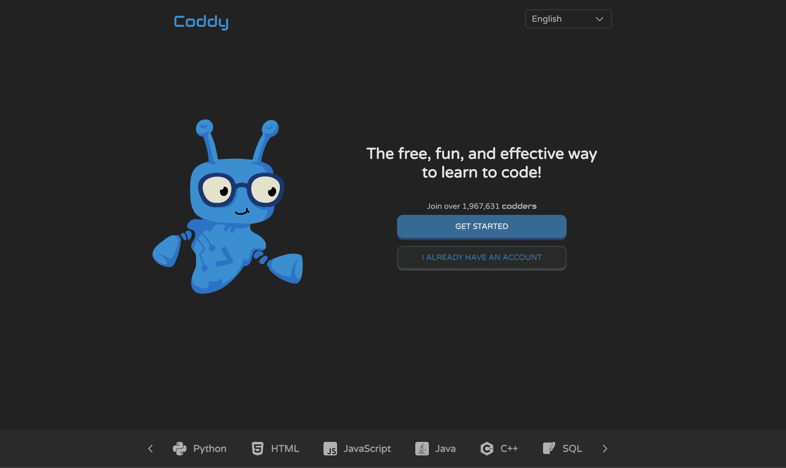 Coddy screenshot