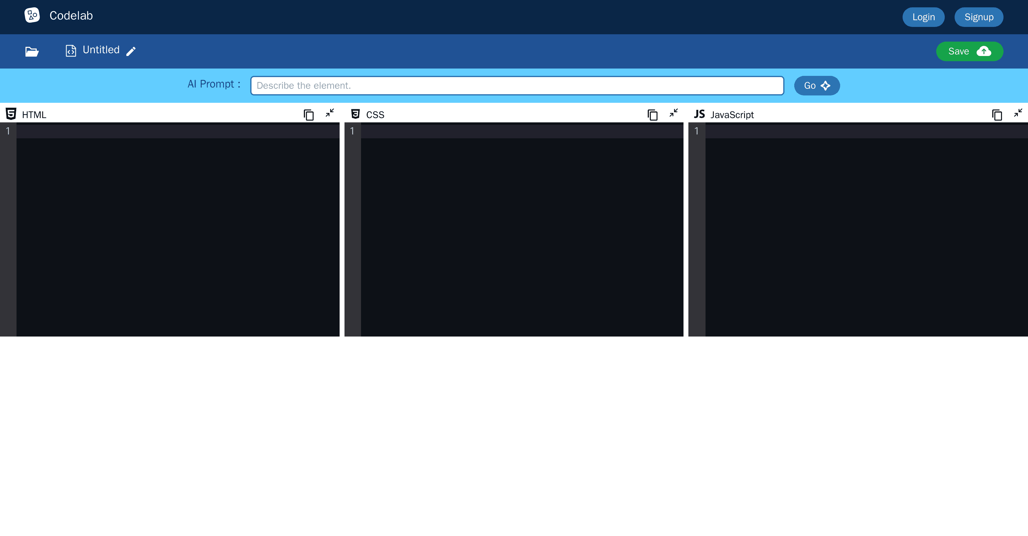 Codelab screenshot