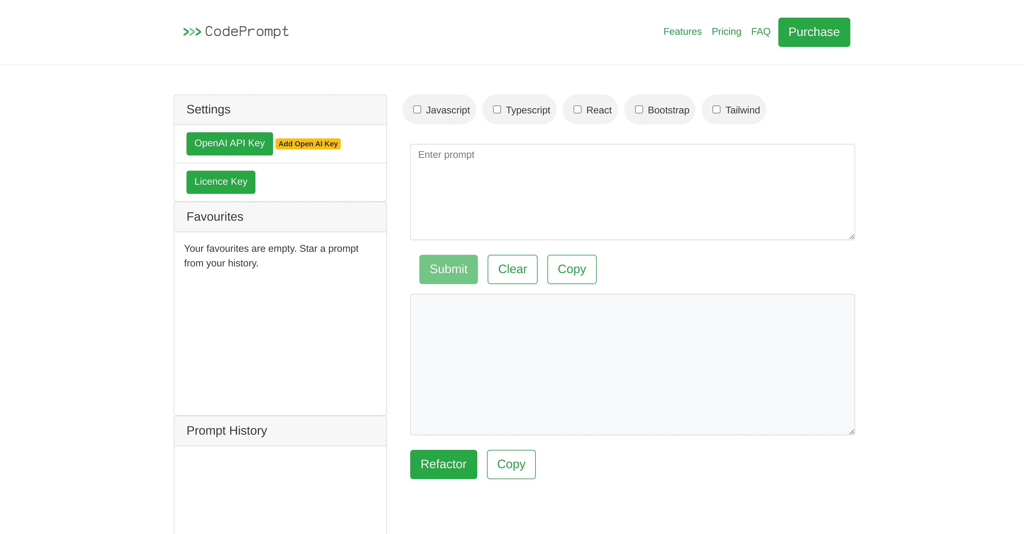 CodePrompt screenshot