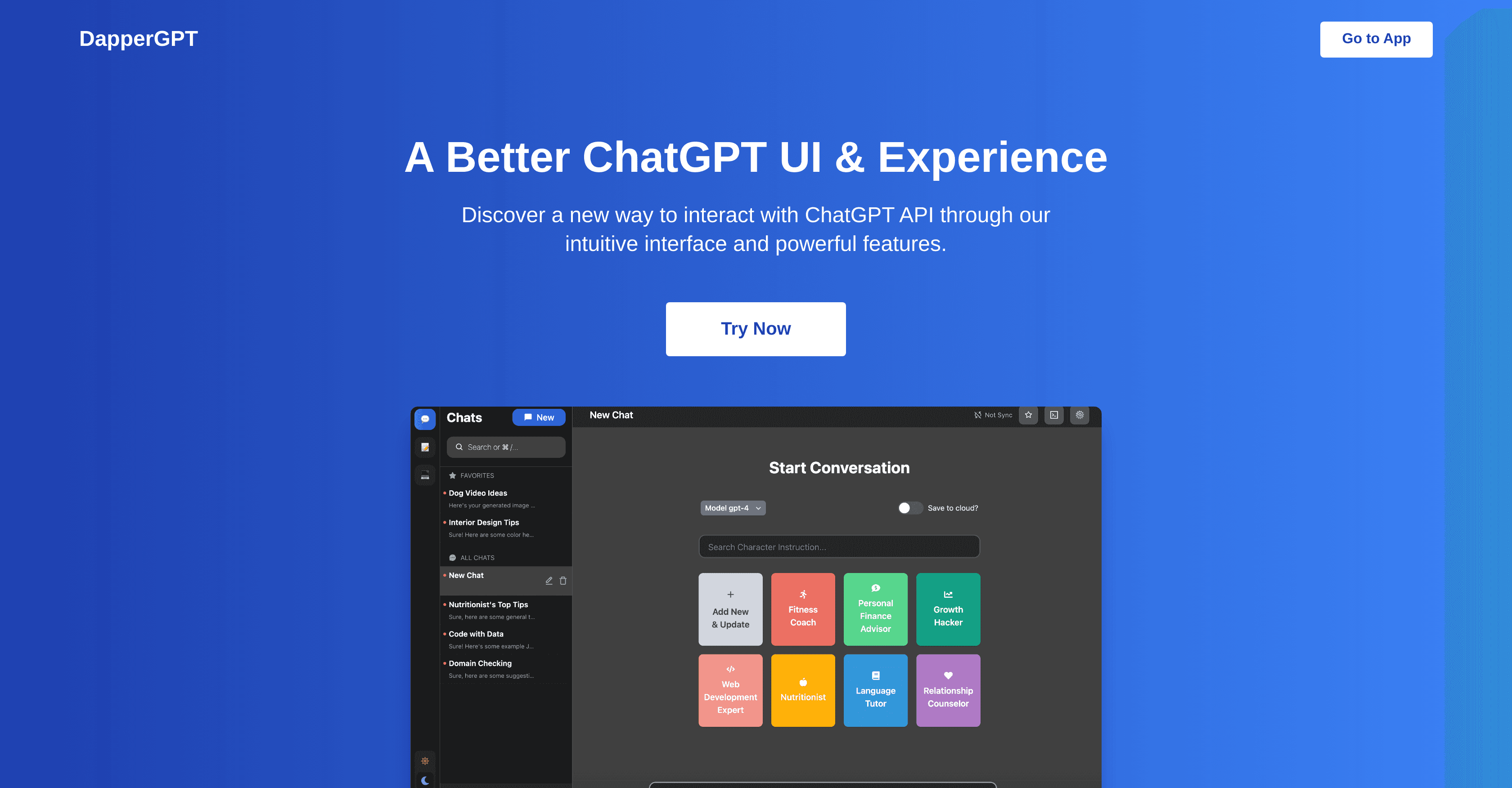 DapperGPT screenshot