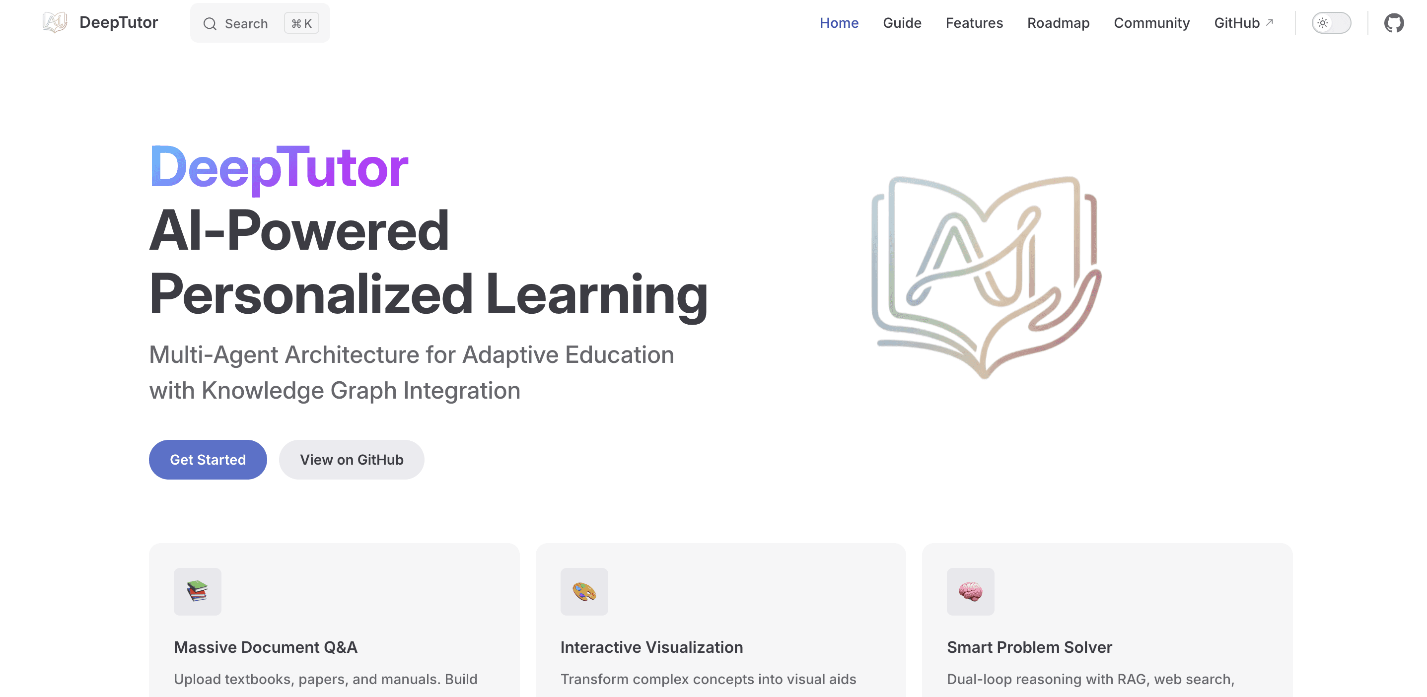 DeepTutor screenshot