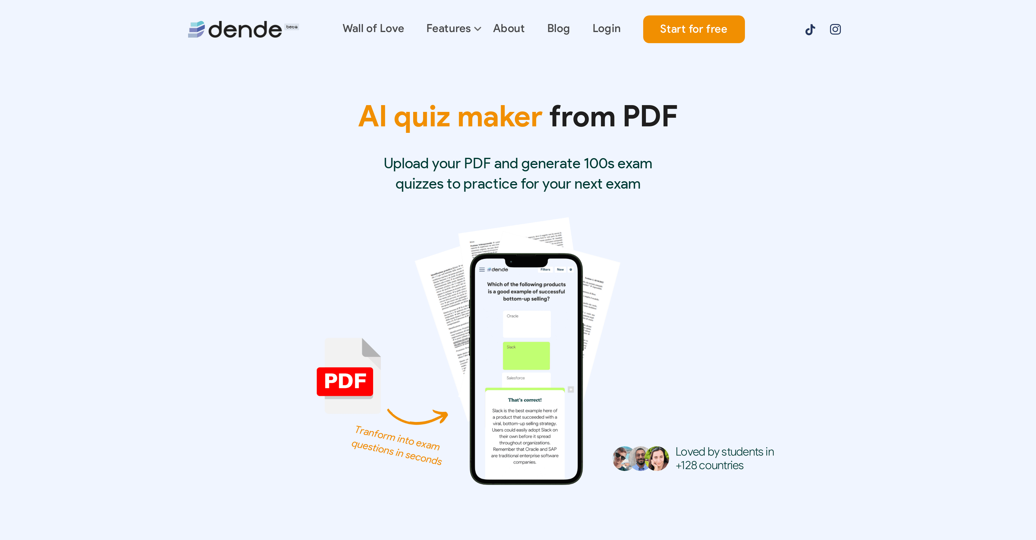 Dende Quiz Maker screenshot
