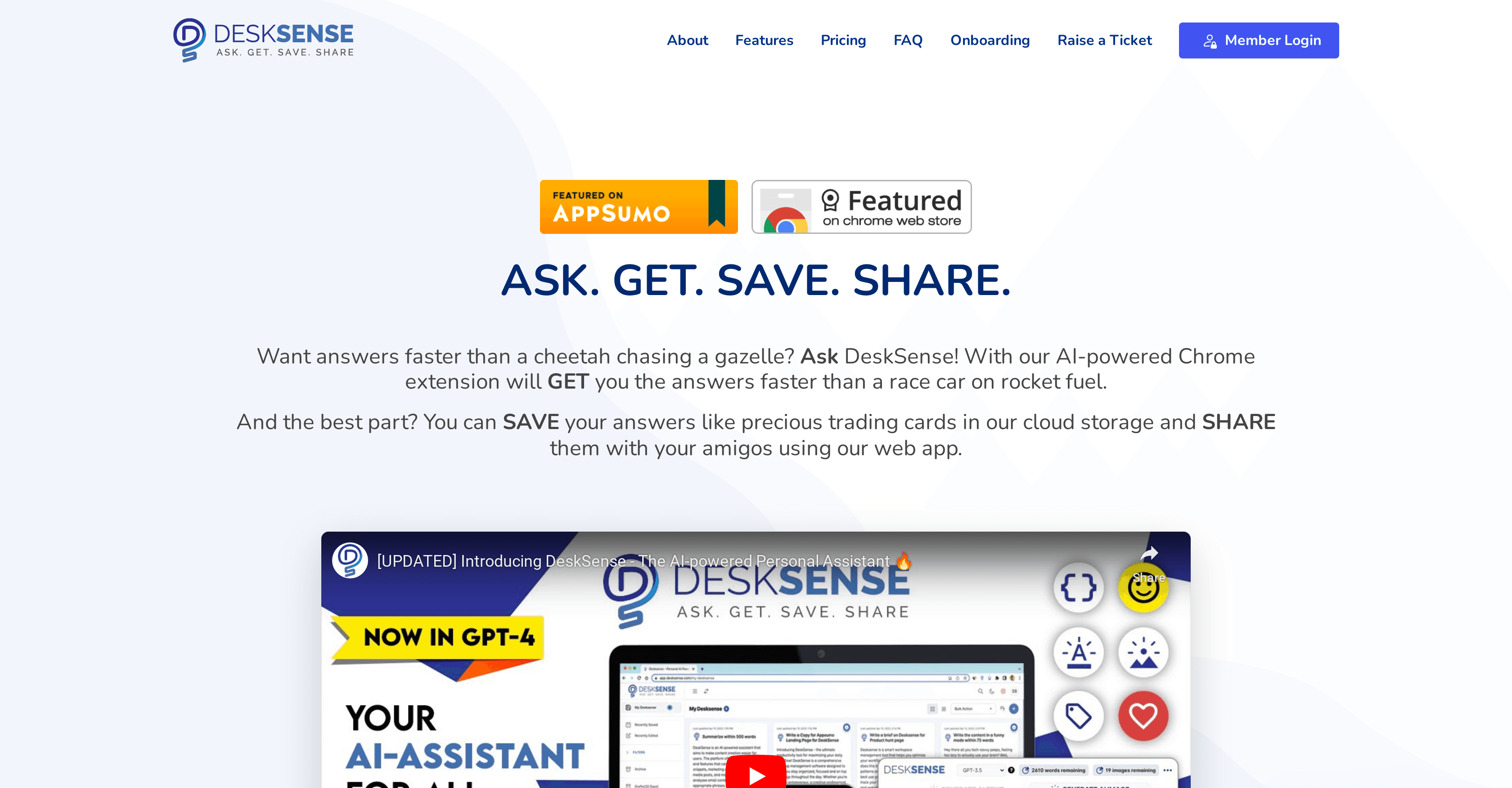Desksense screenshot