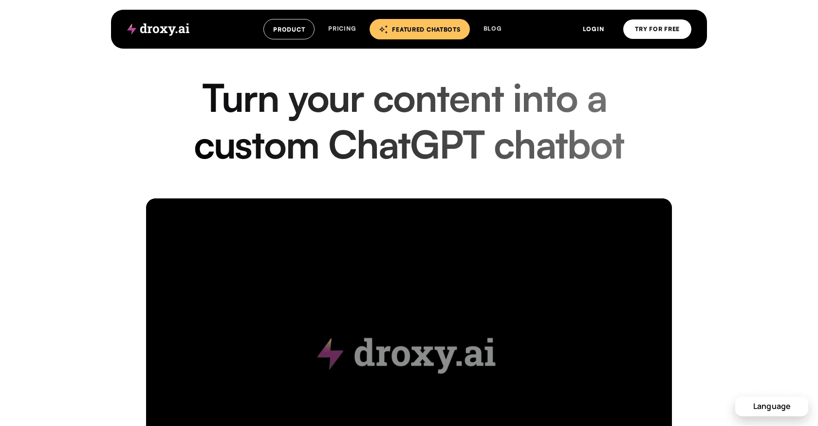 Droxy screenshot