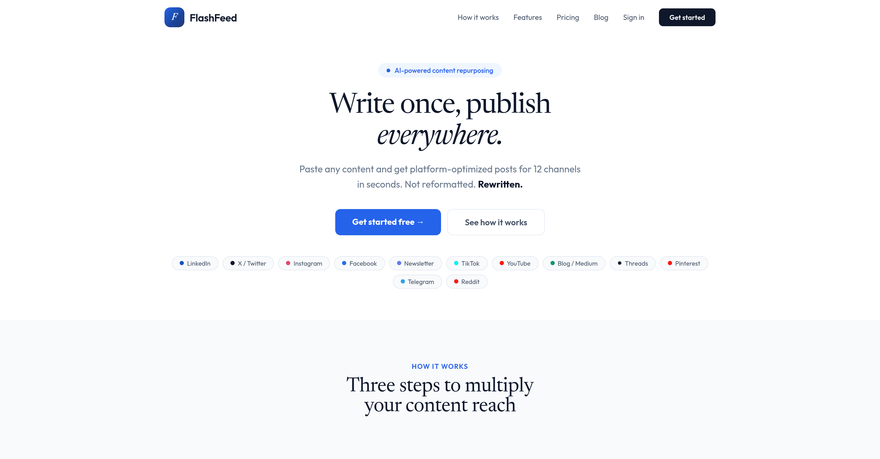FlashFeed screenshot