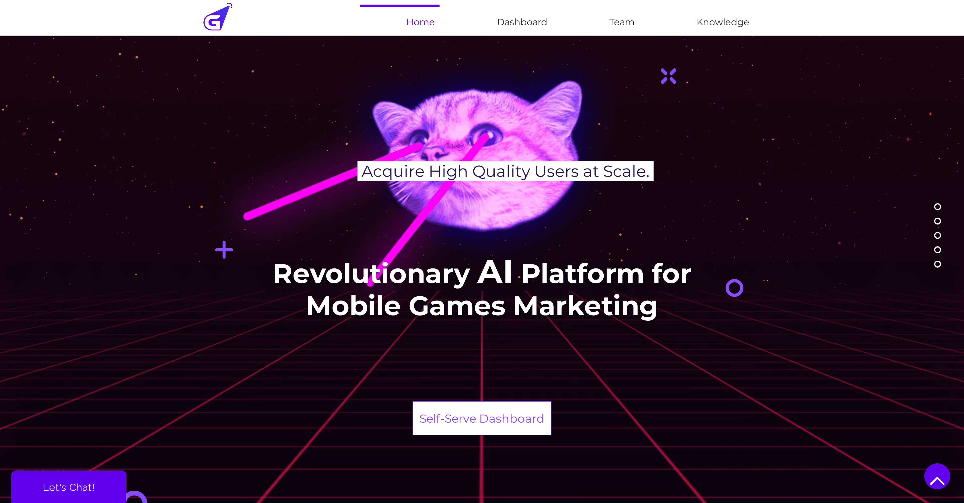 Gamelight - AI-Backed Mobile Marketing screenshot
