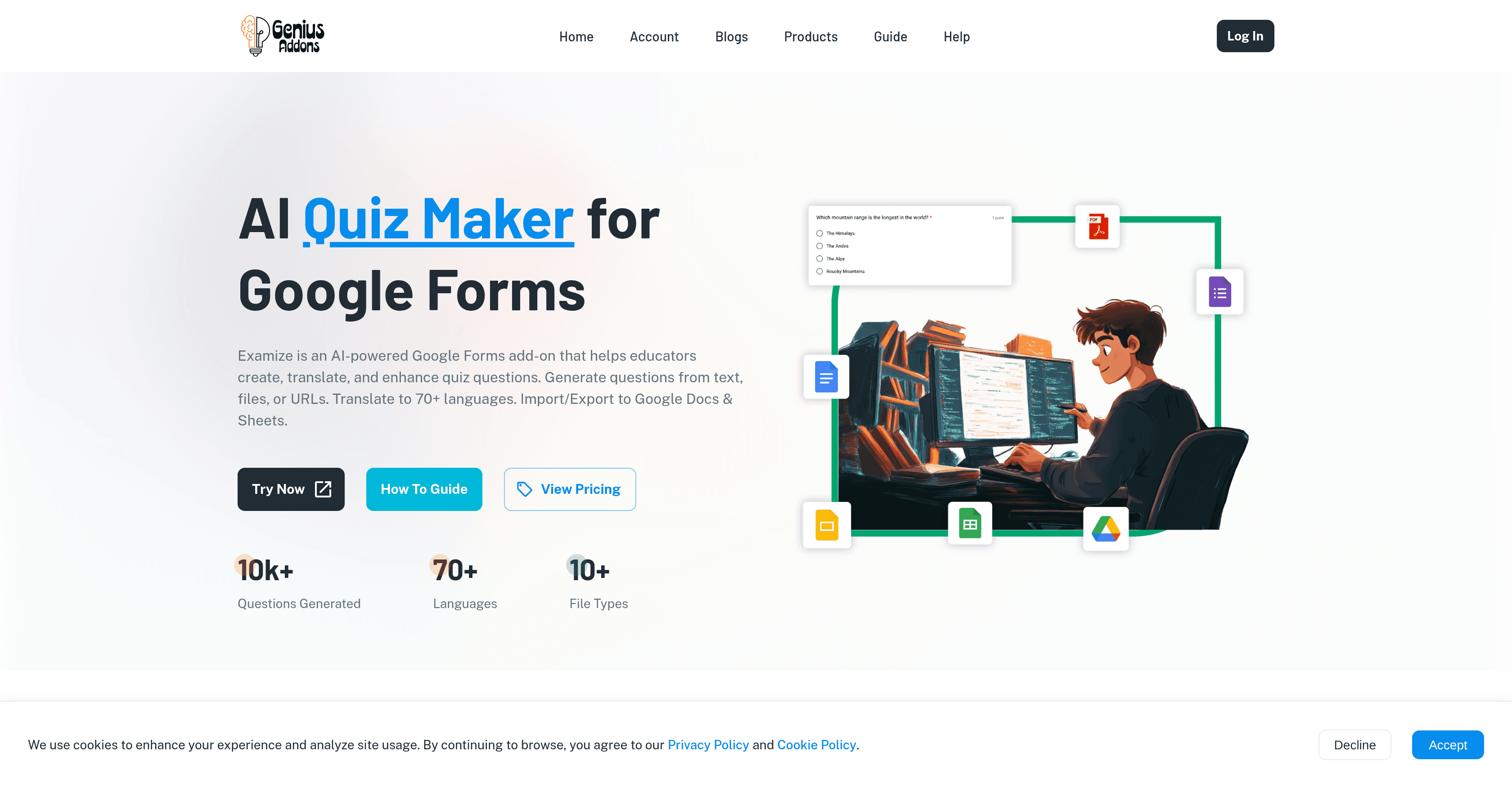 Examize: AI Quiz Maker screenshot