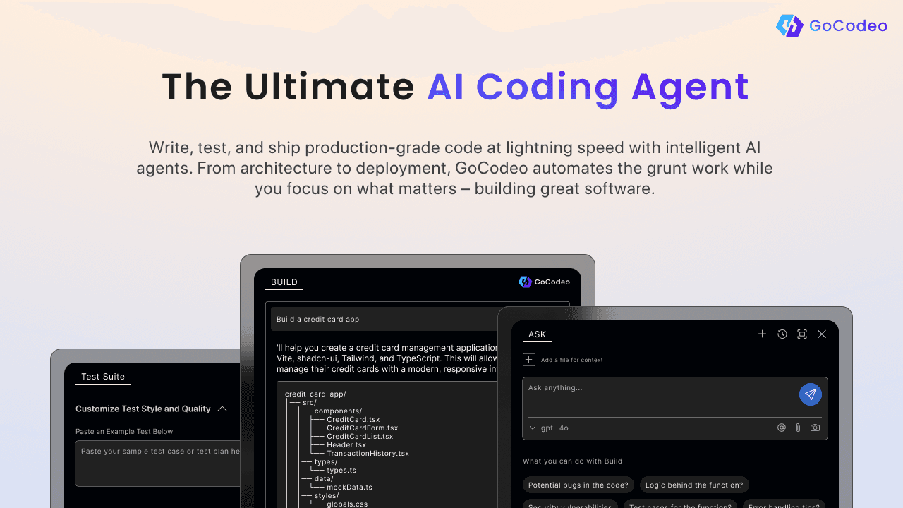 GoCodeo screenshot