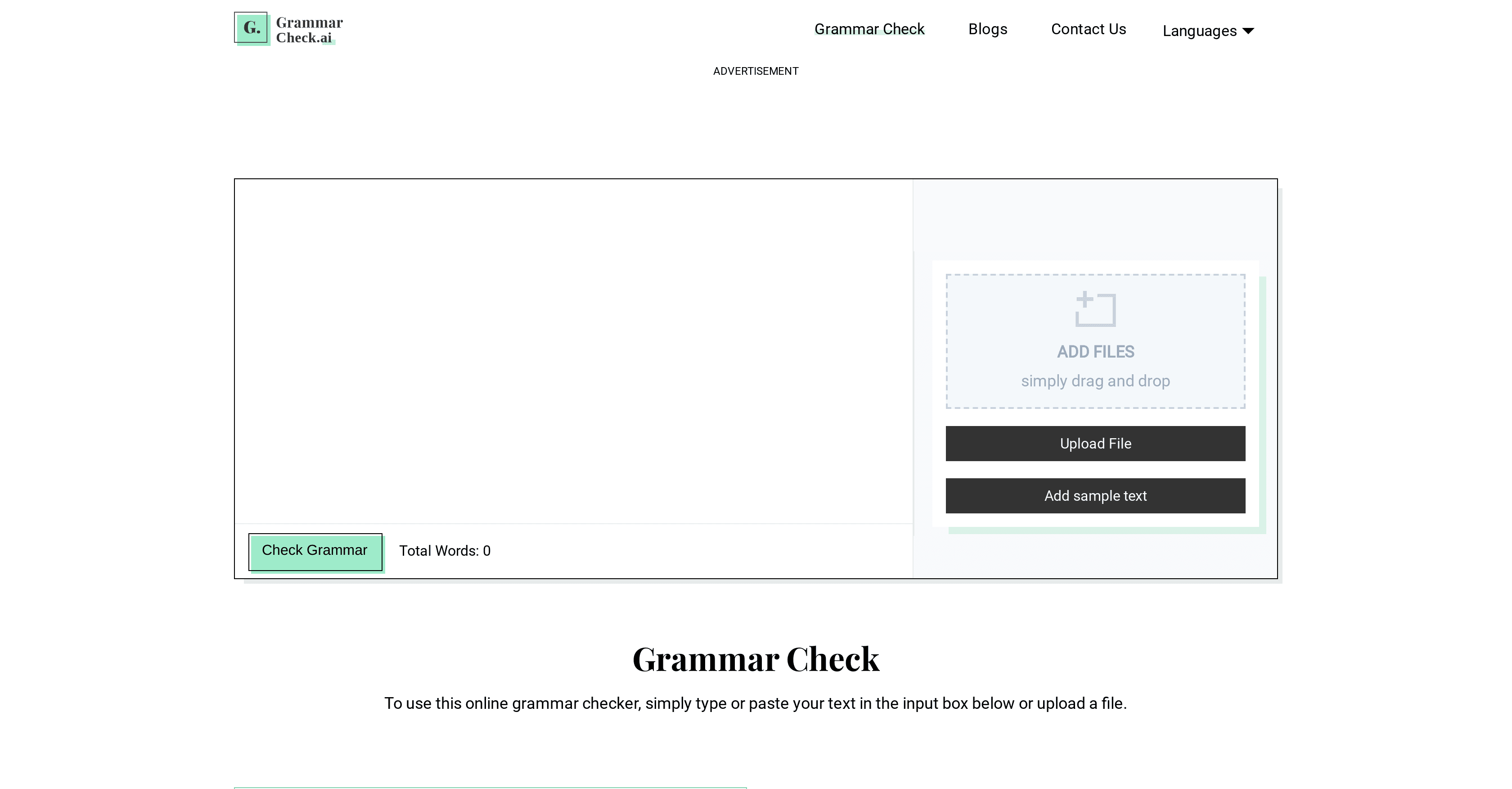 Grammar Check screenshot