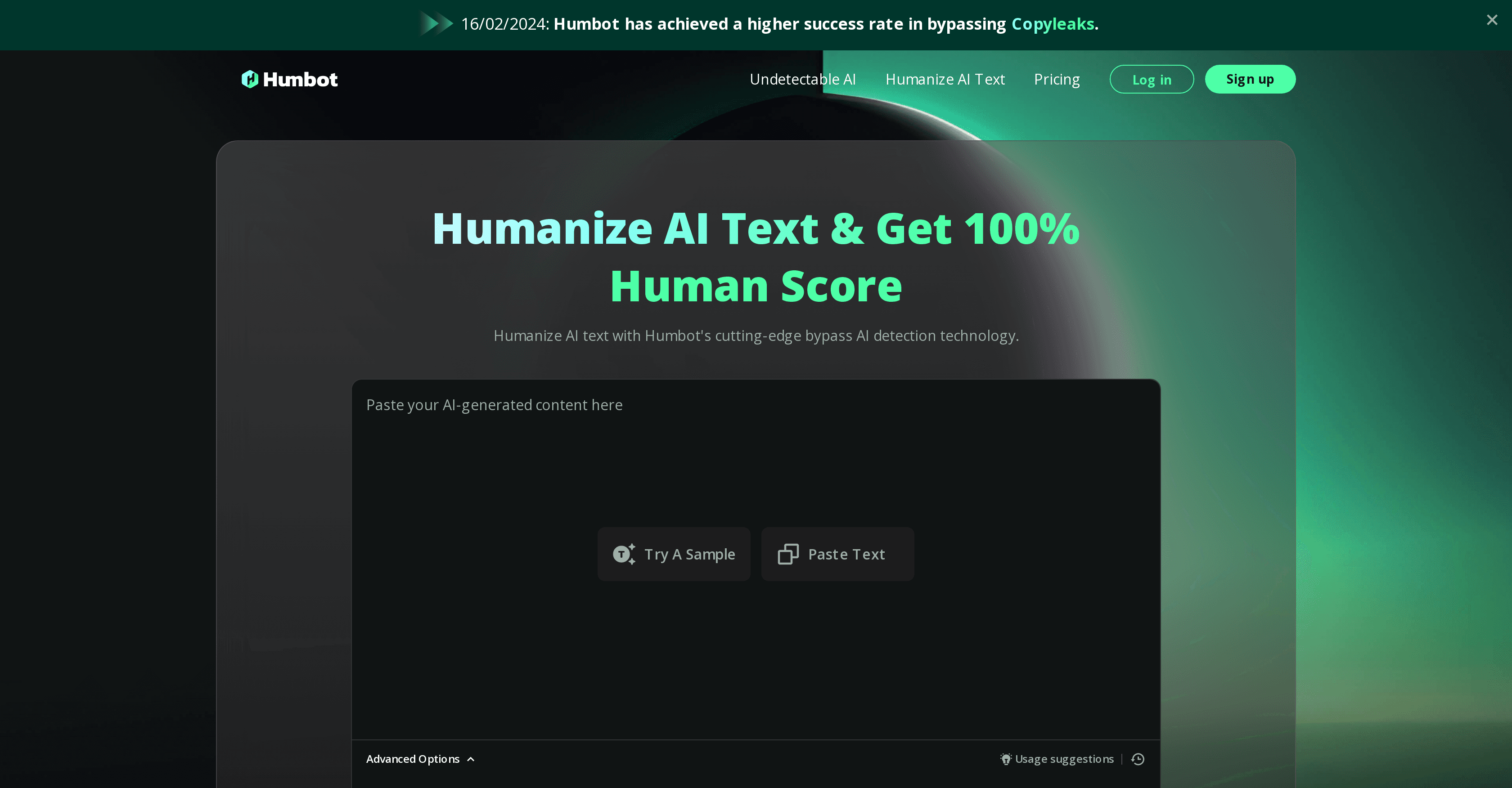 Humbot screenshot