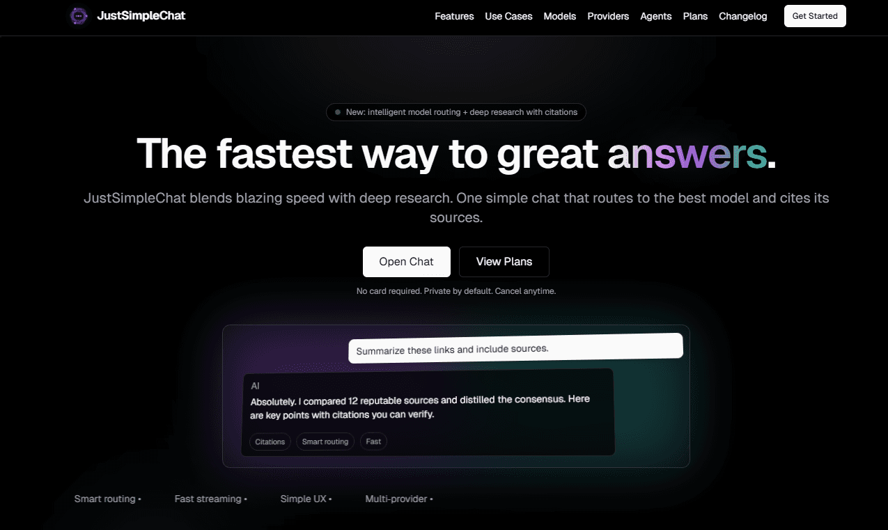 JustSimpleChat screenshot