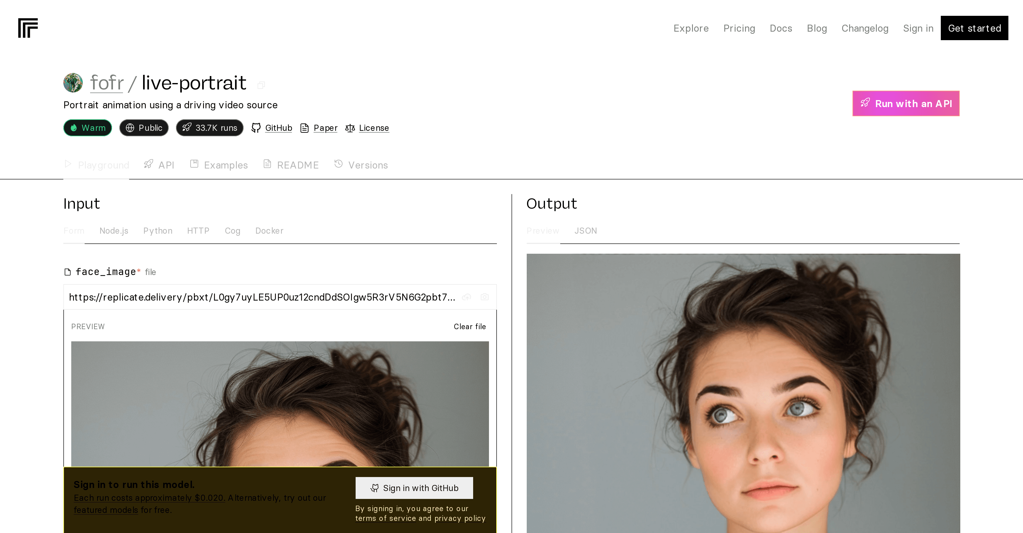Live-Portrait screenshot