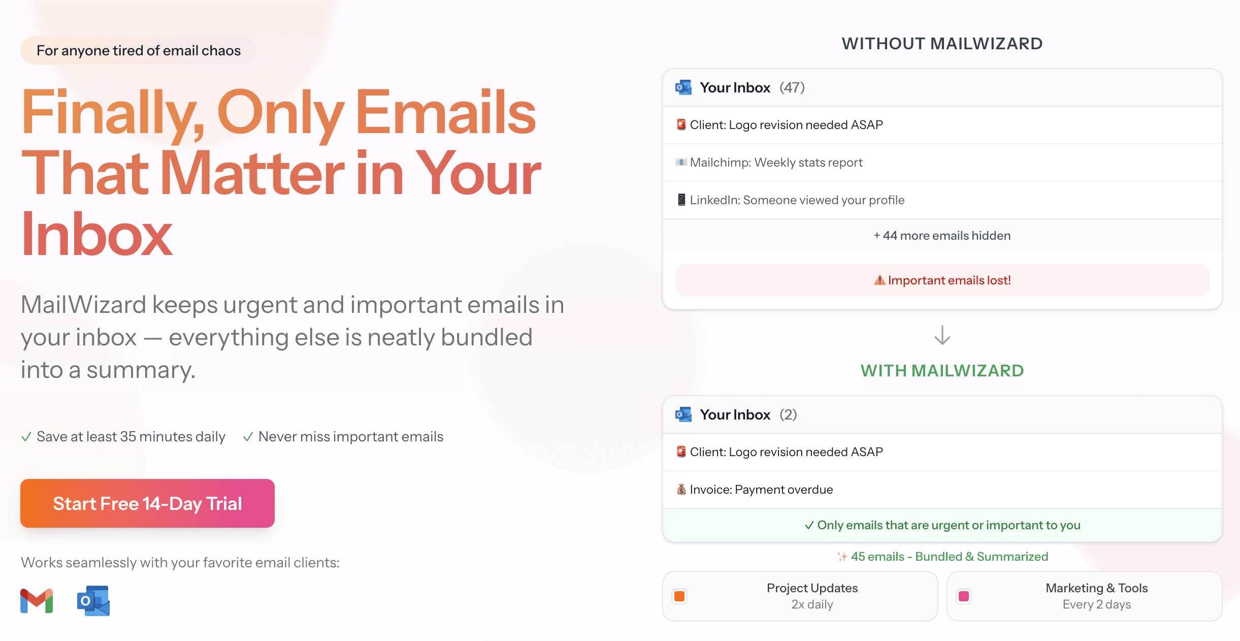 MailWizard screenshot