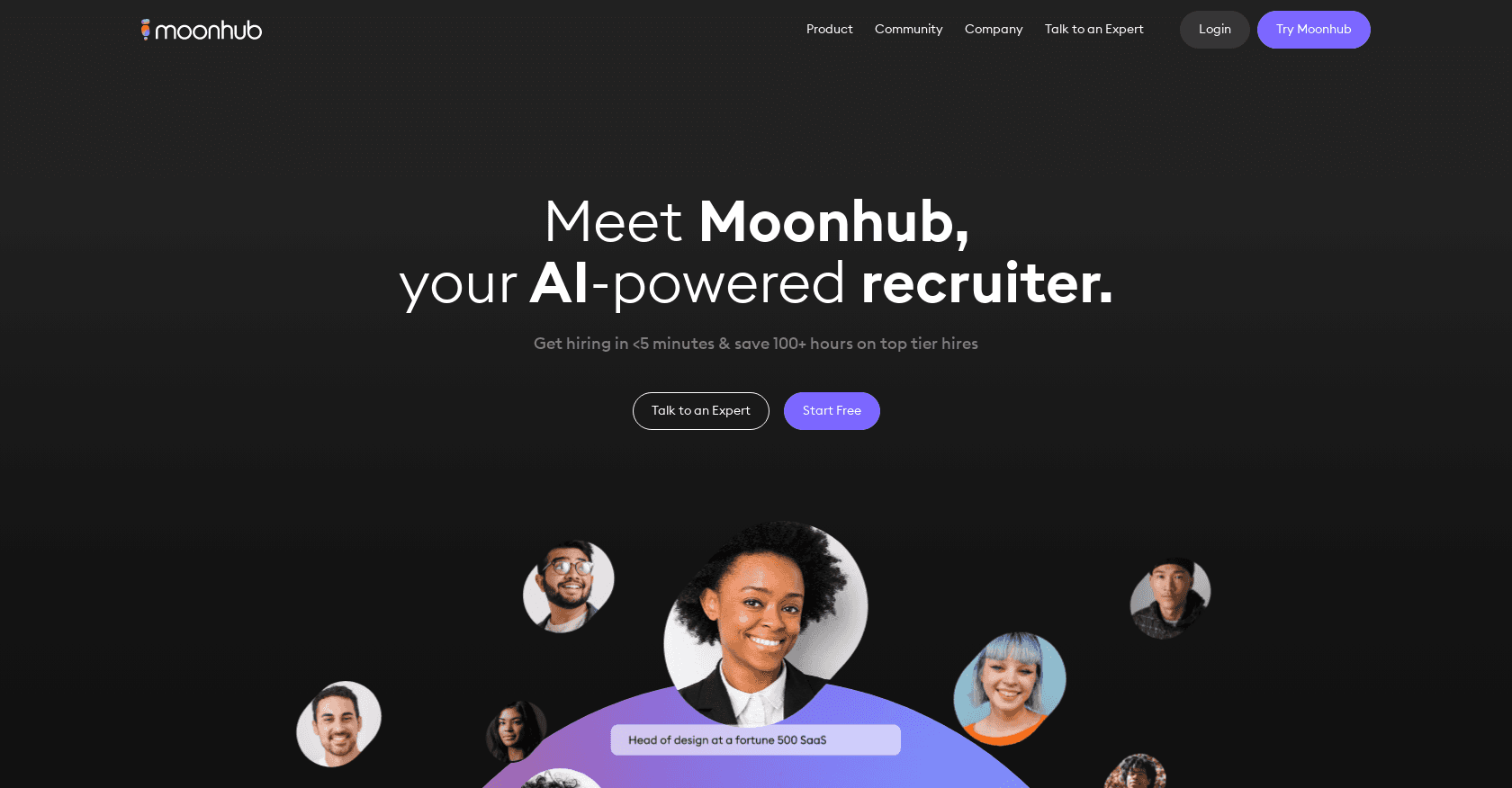 Moonhub screenshot