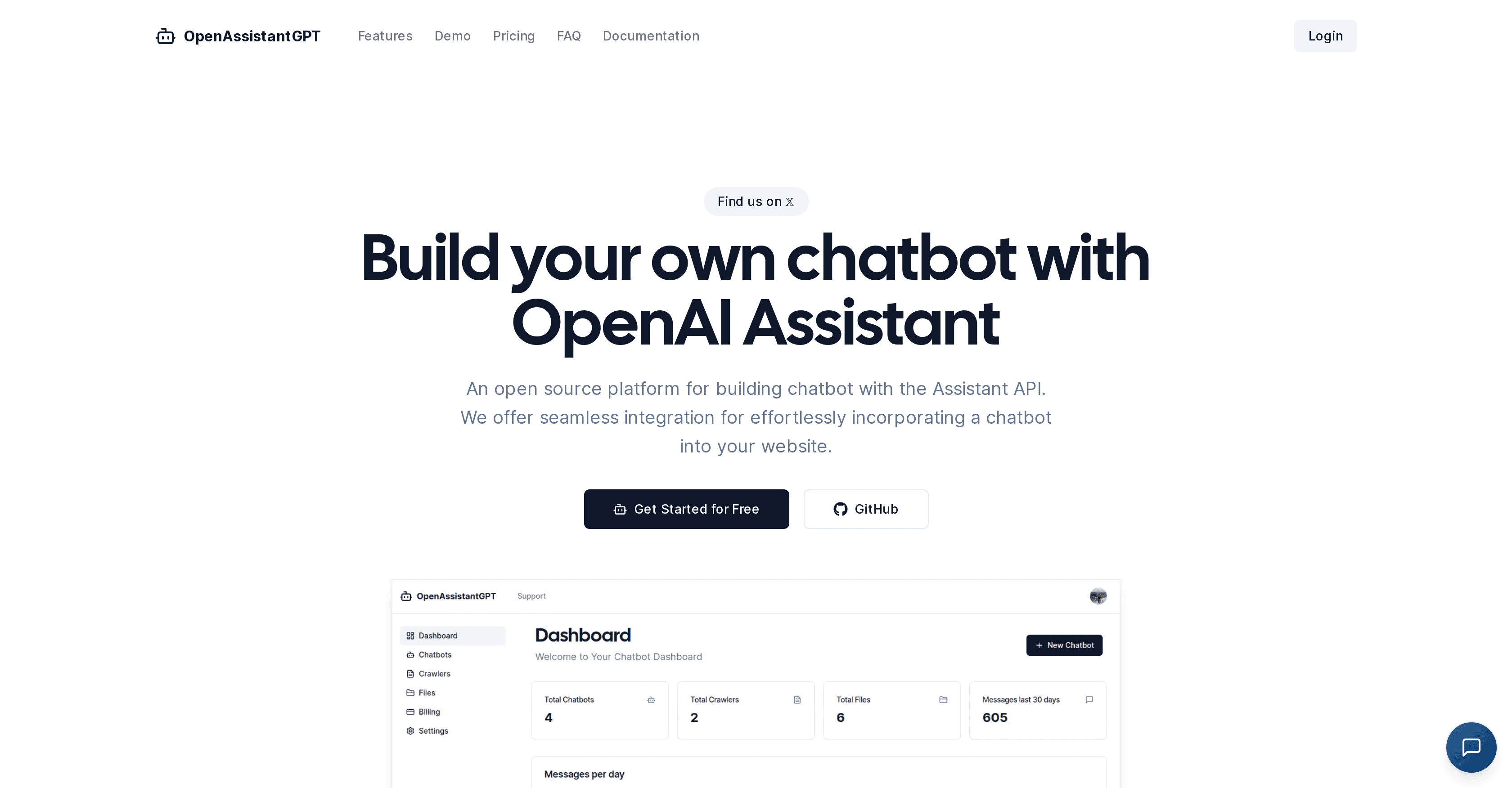 OpenAssistantGPT screenshot