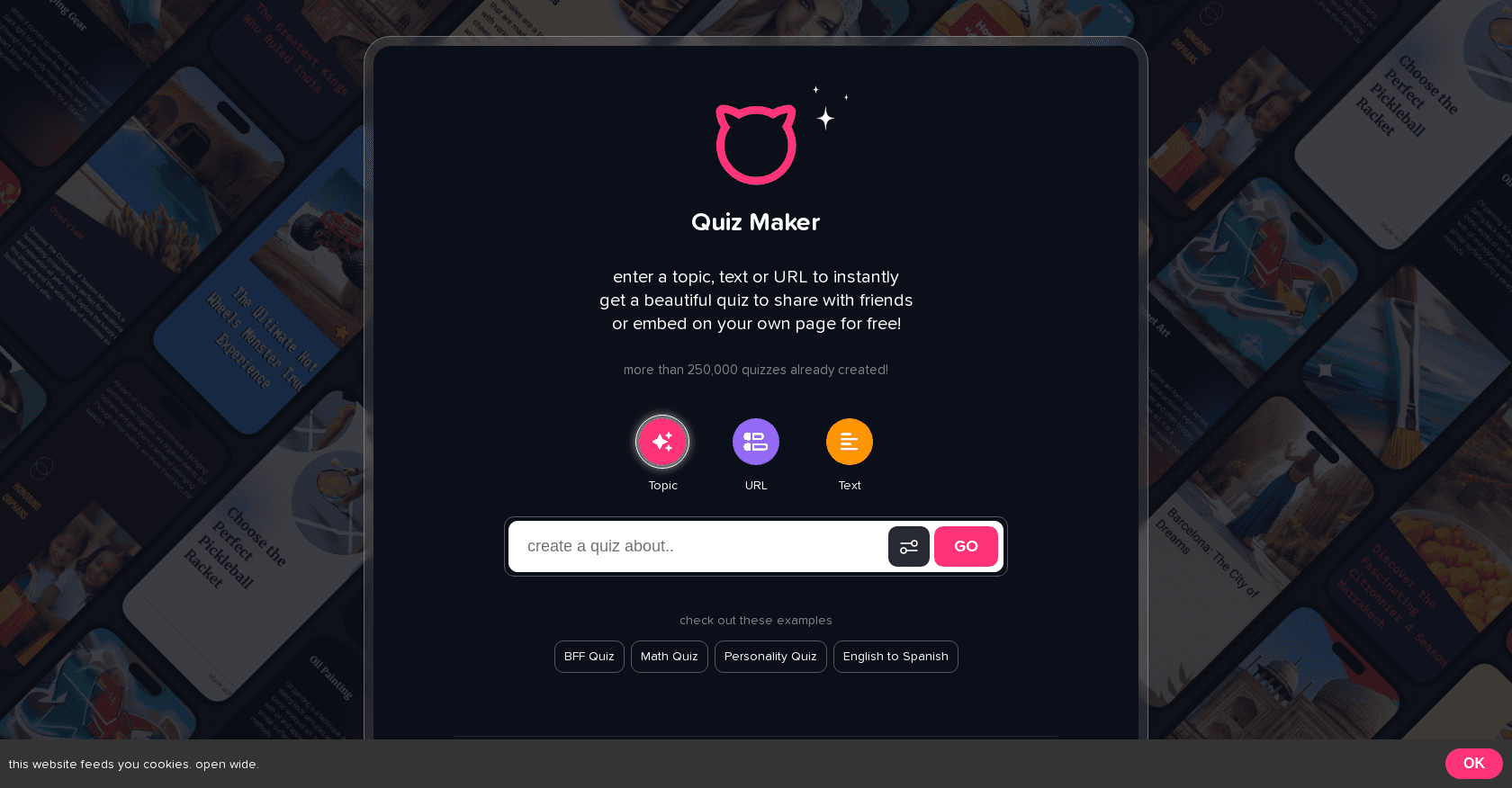 Piggy Quiz maker screenshot