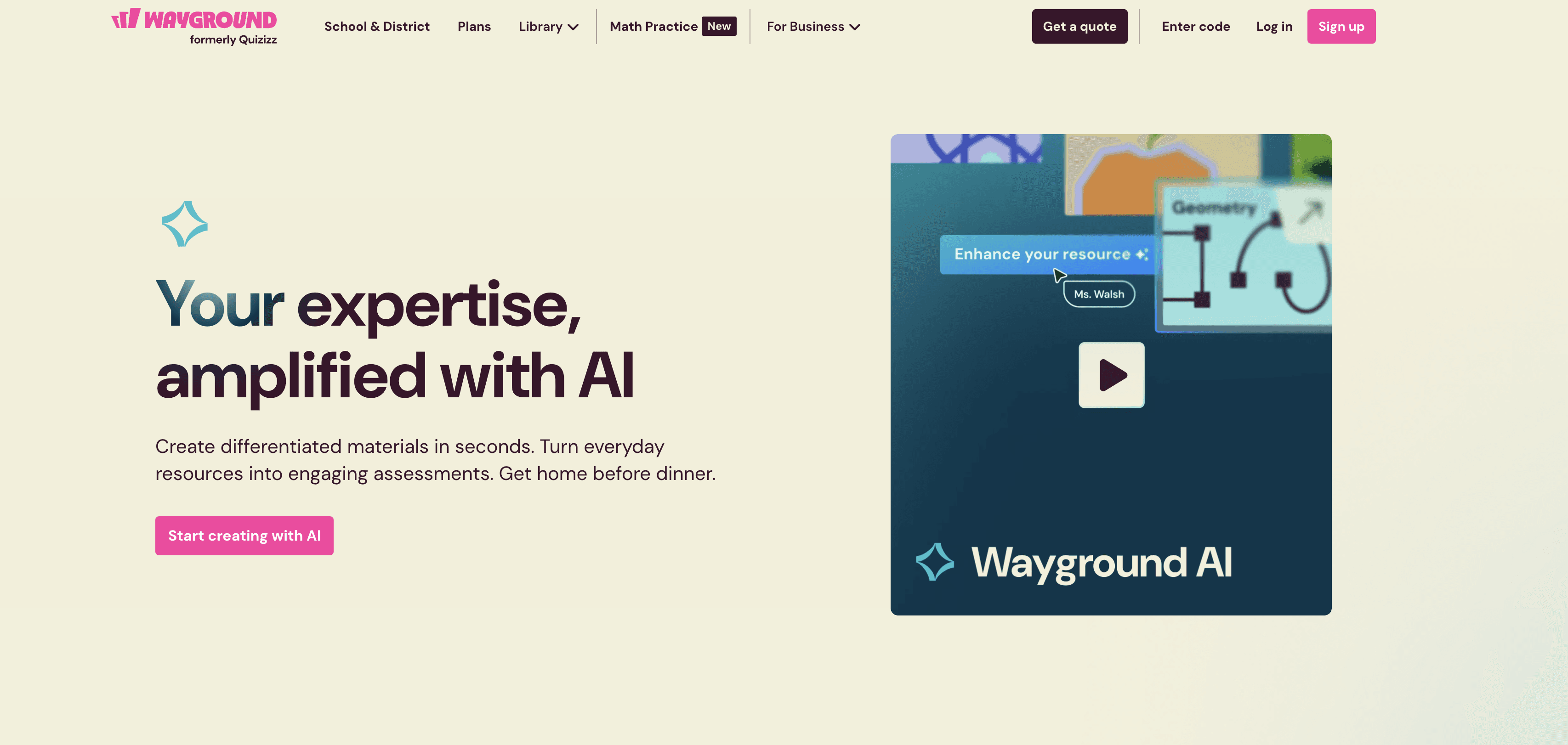 WayGround (Quizizz AI) screenshot