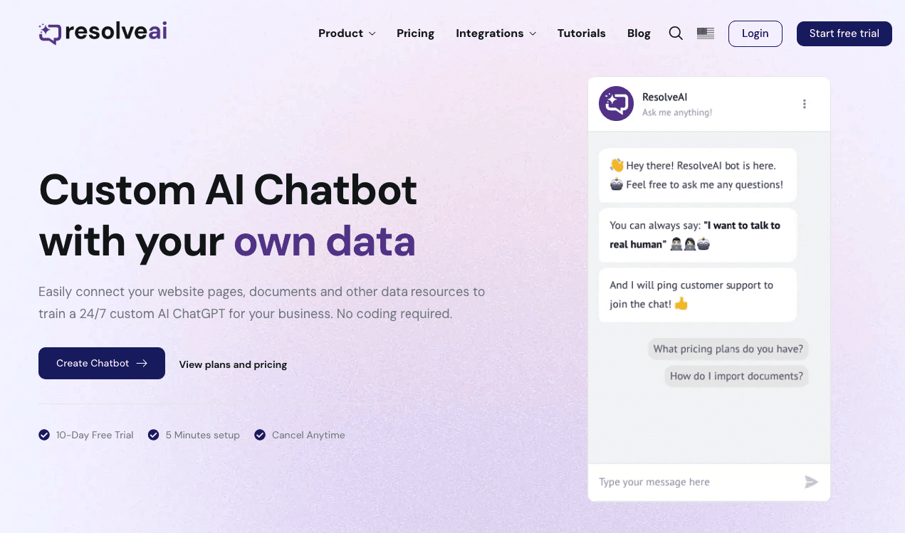 ResolveAI screenshot