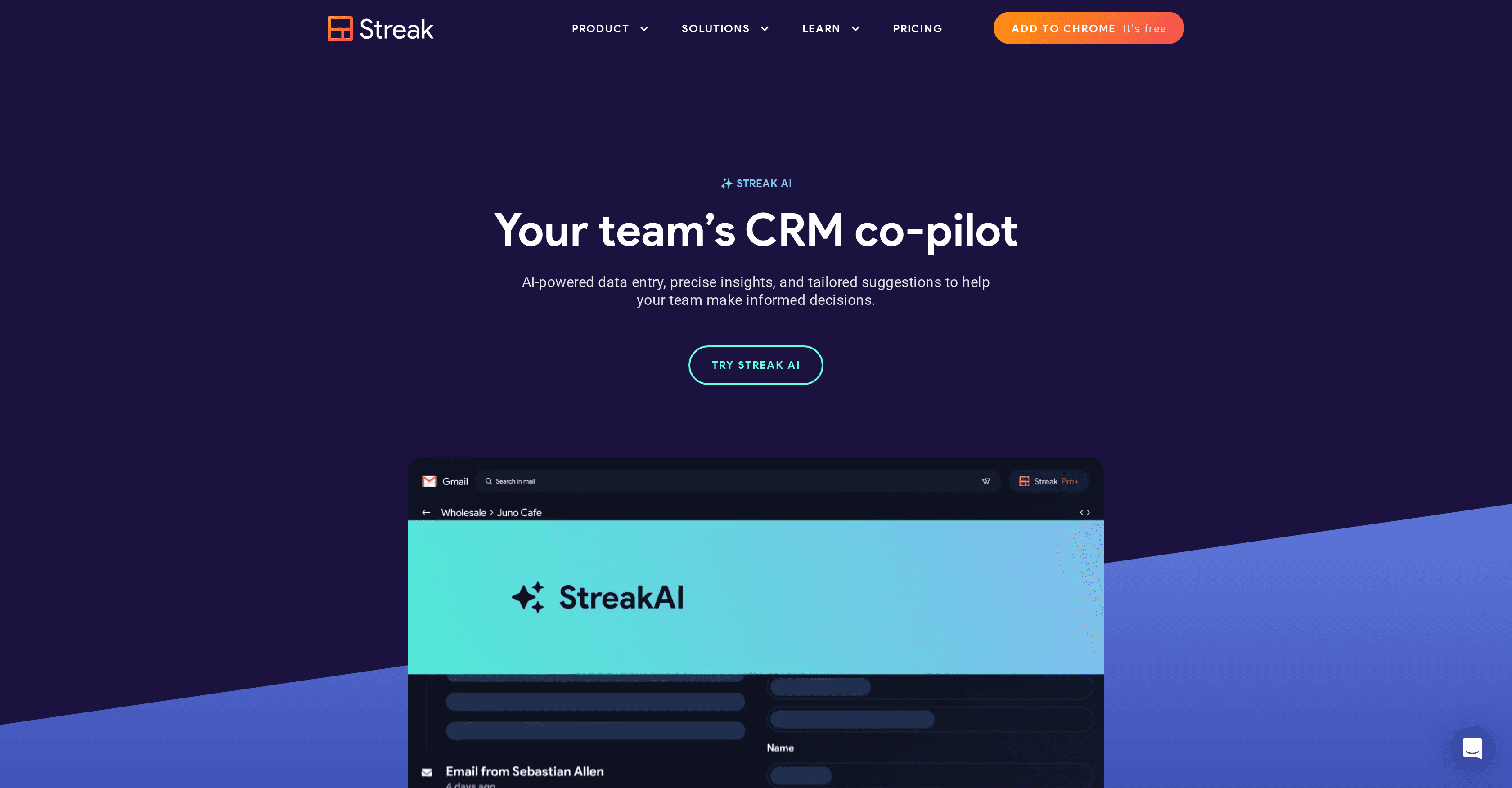 Streak AI screenshot