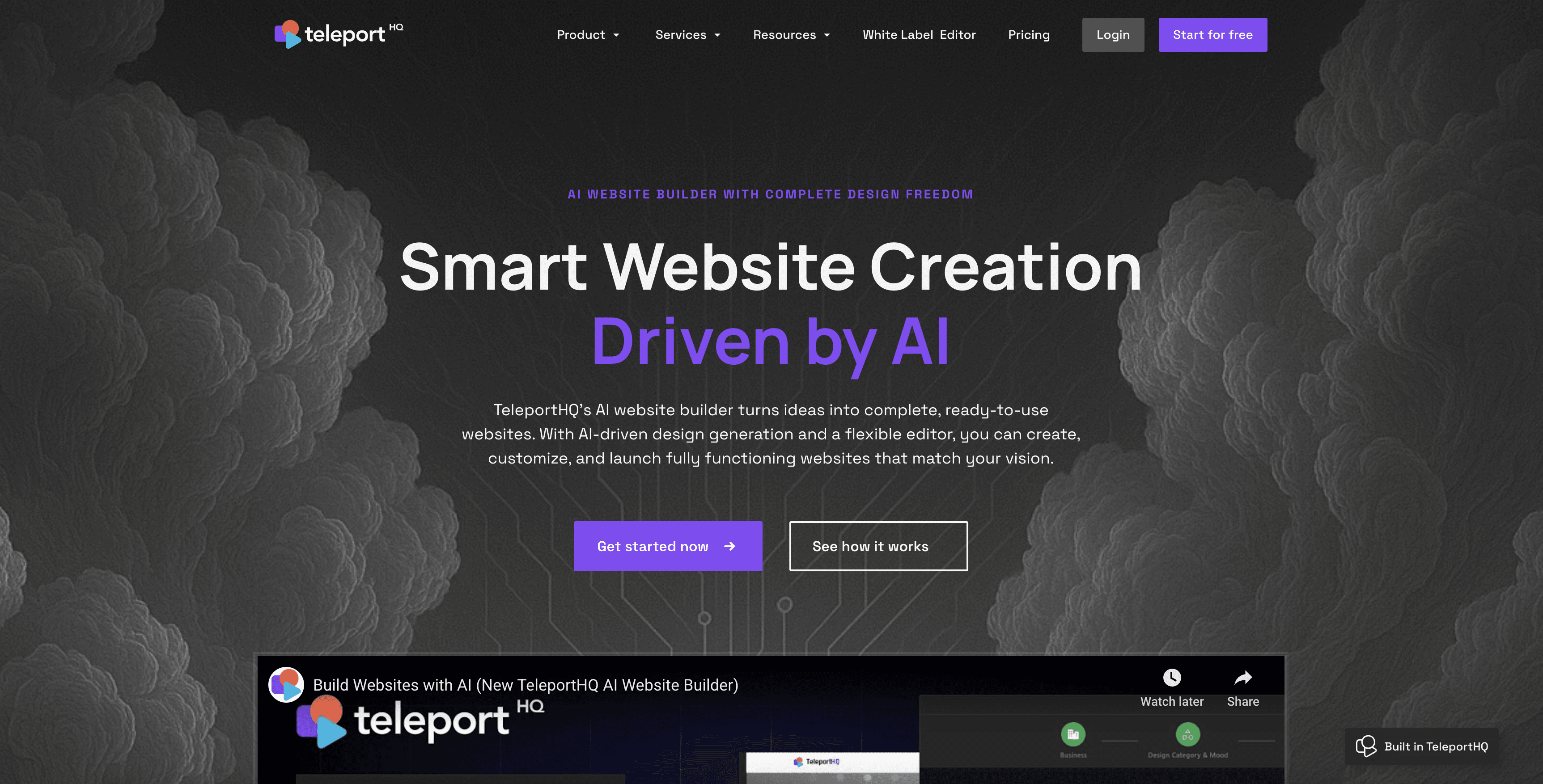TeleportHQ screenshot